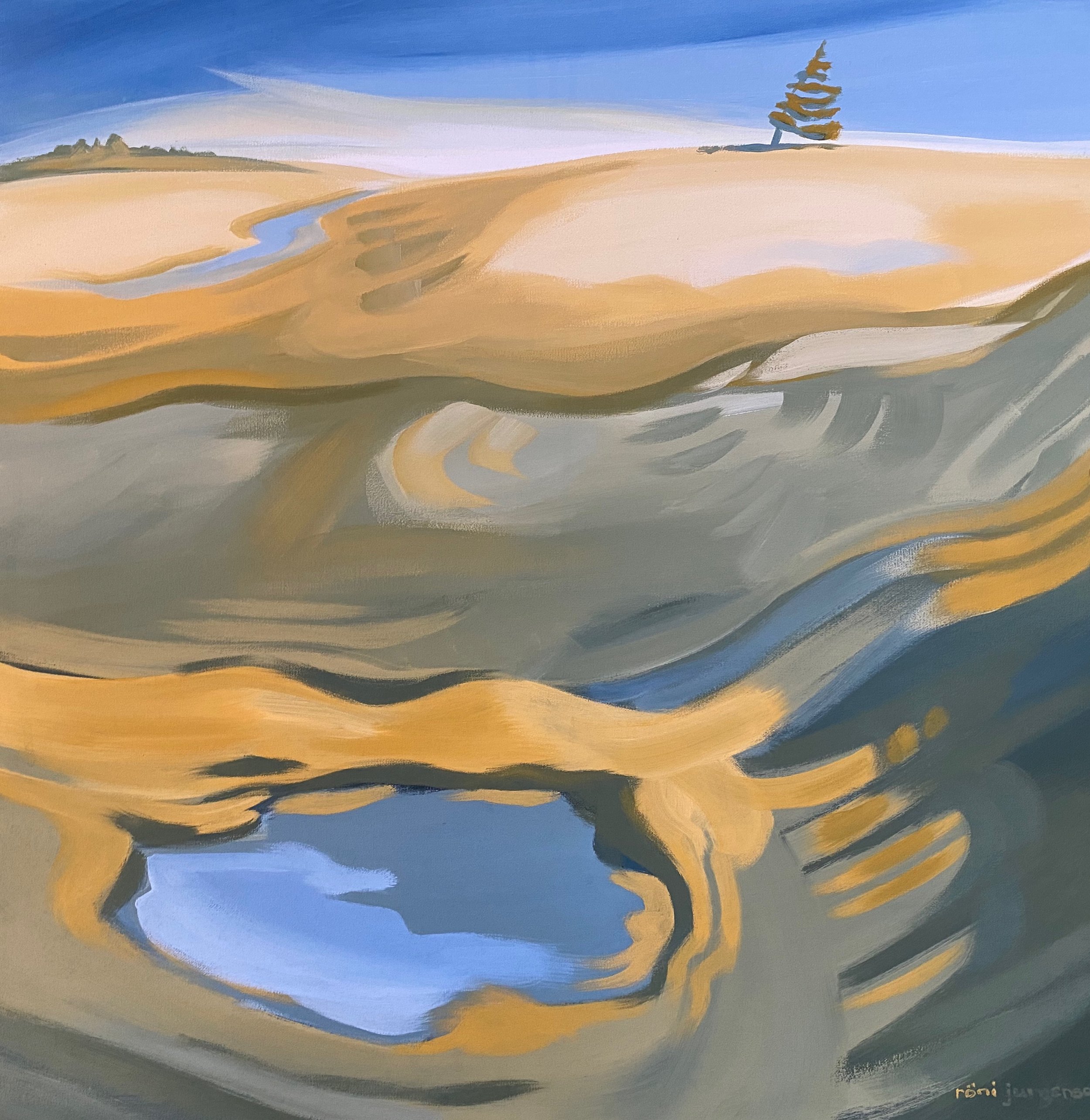 Dry Gulch - 24x24"