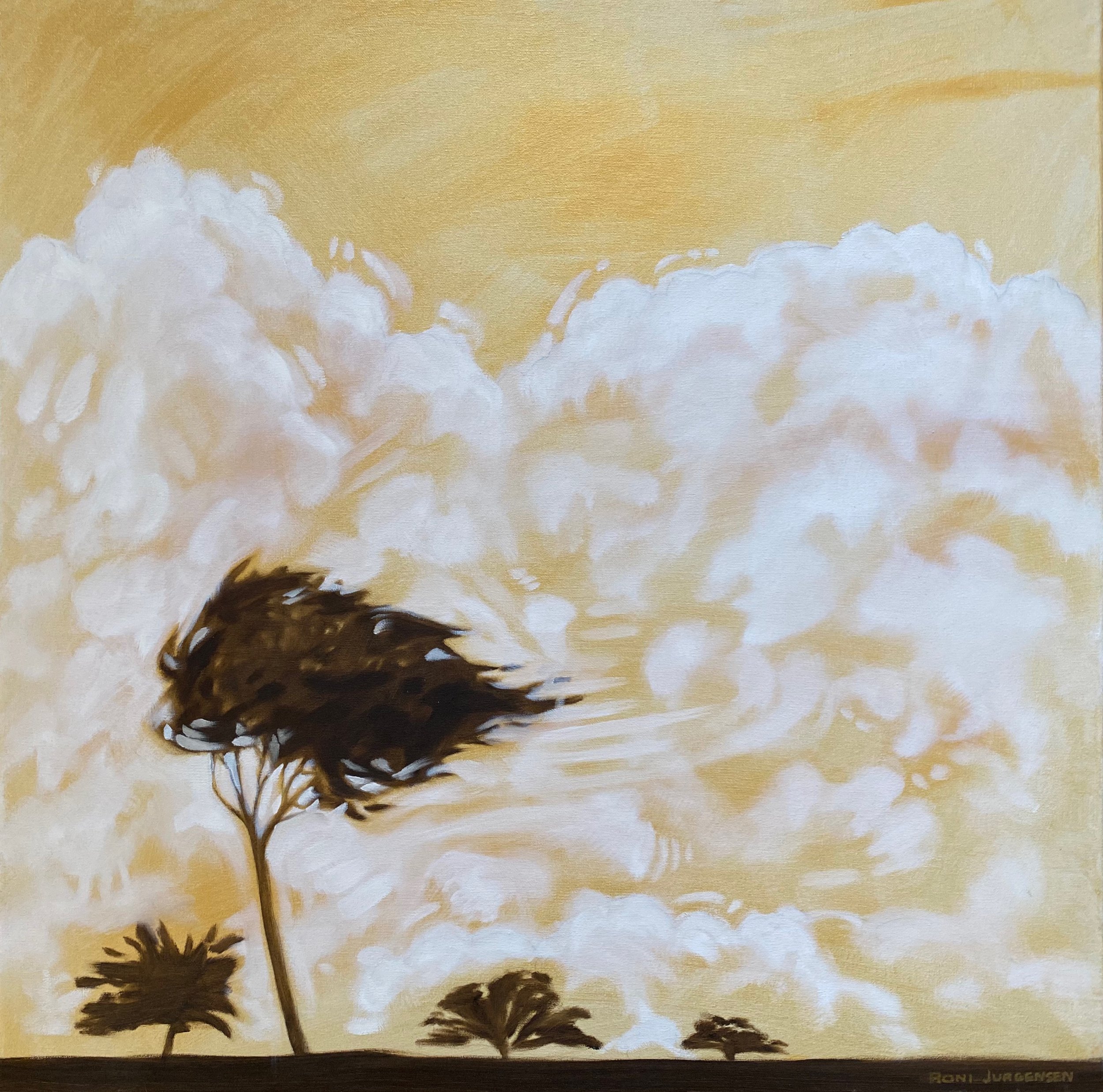 Wind on the Plain - 30x30"
