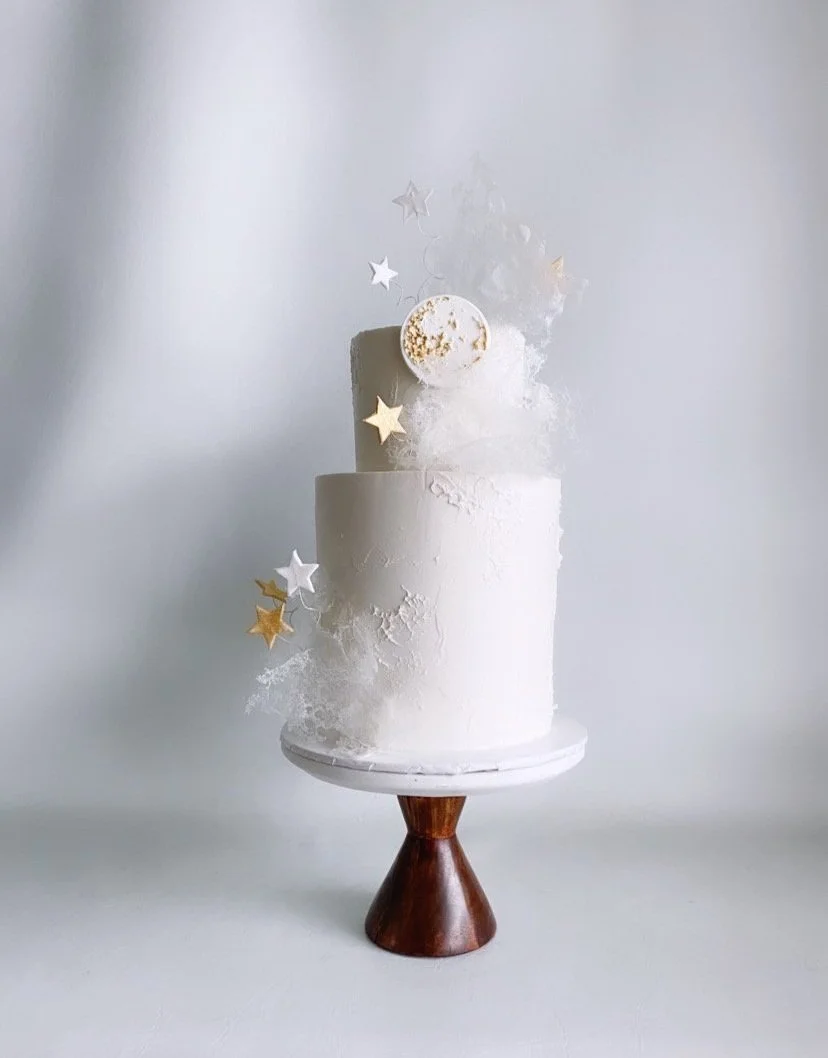 Soft textured buttercream design