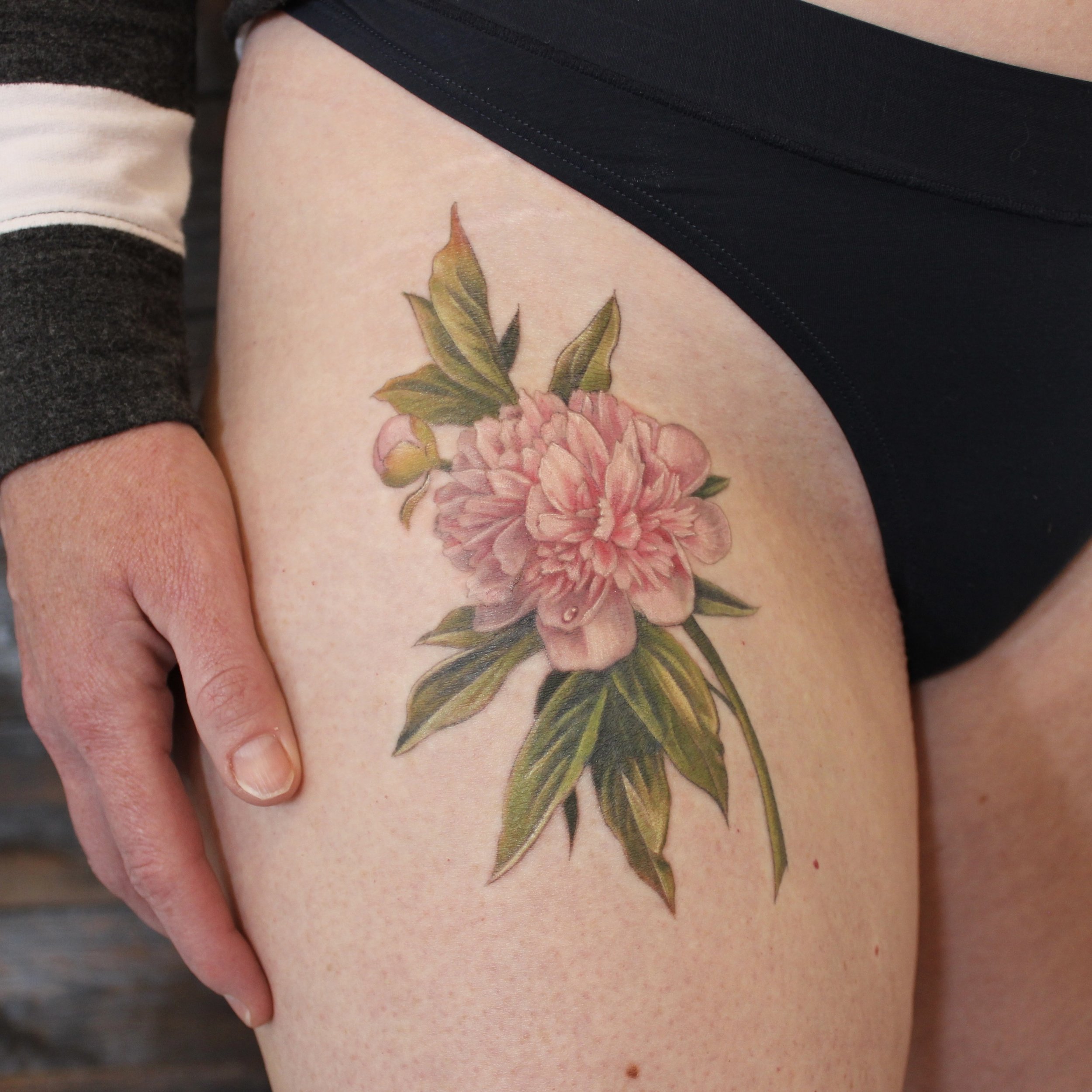Healed photos of this Trillium and... - Diving Swallow Tattoo | Facebook