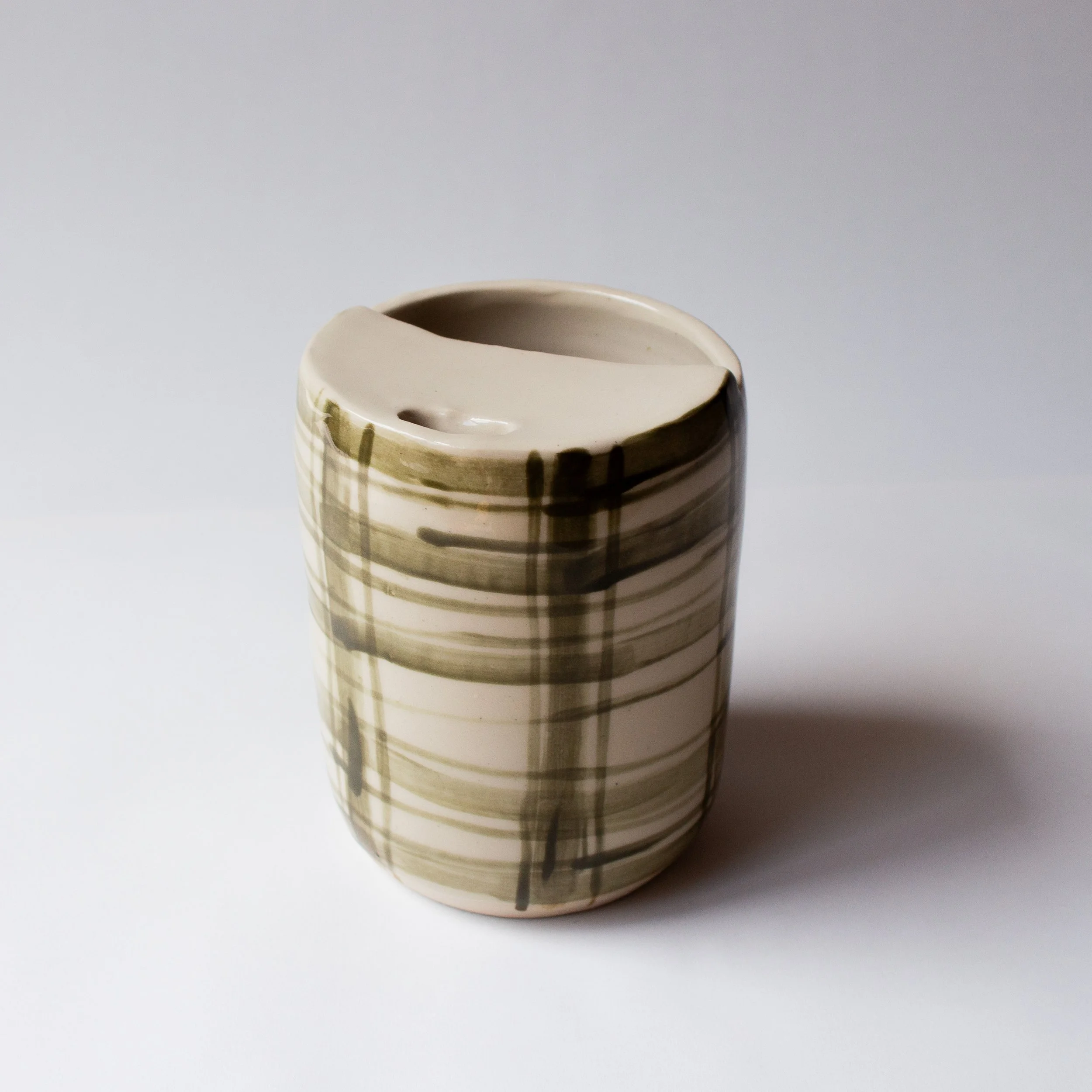 XL Plaid Travel Cup