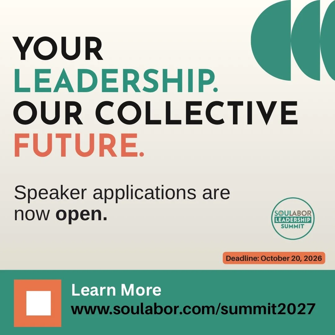 🎤 What if your ideas could inspire the next generation of leaders?

The conversations that shape tomorrow start with people willing to speak up today. And we believe your voice deserves to be part of them! 🧡🤎💚

The 2027 SOULABOR Leadership Summit