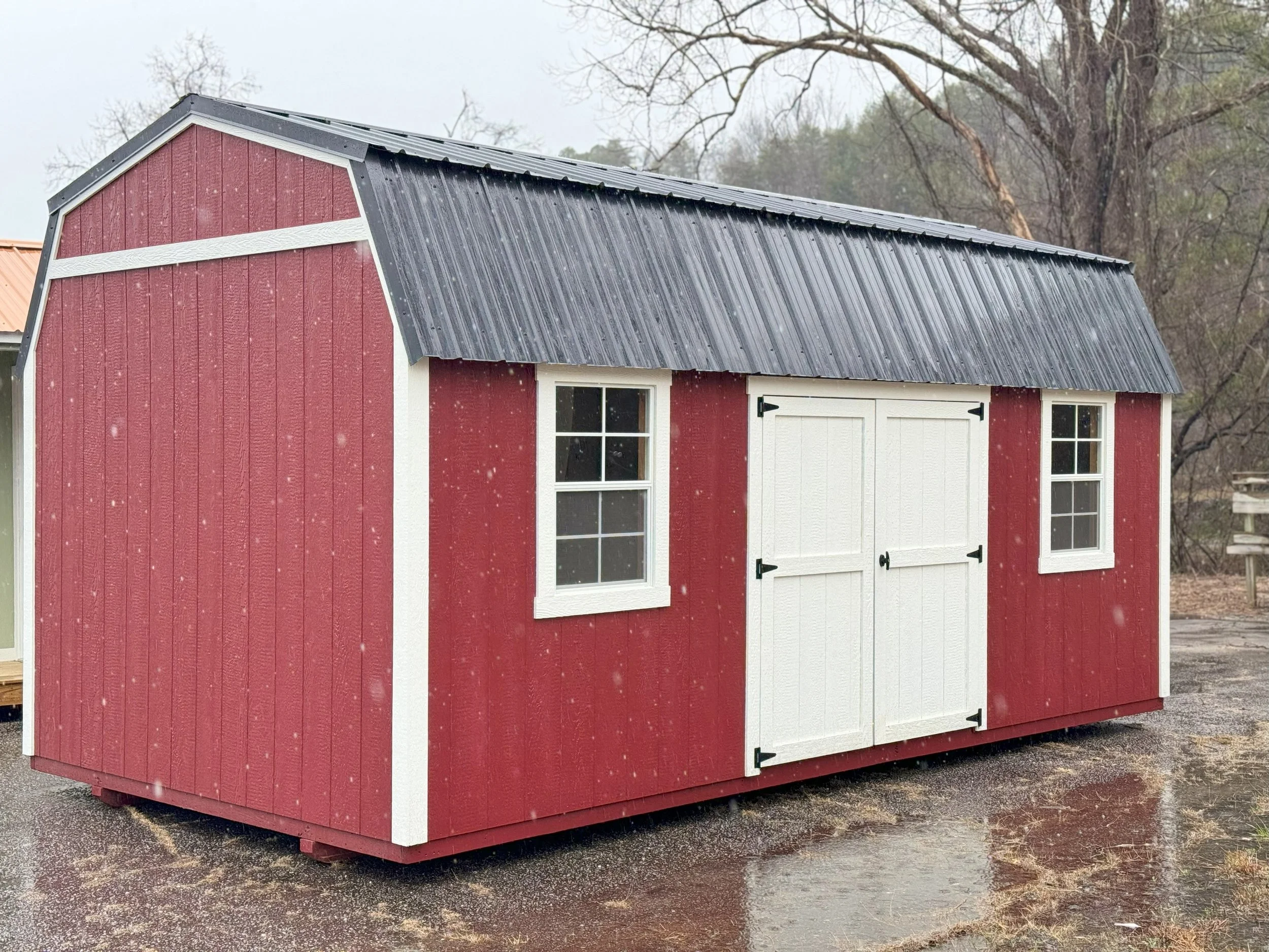 10x20' Red Lofted Barn