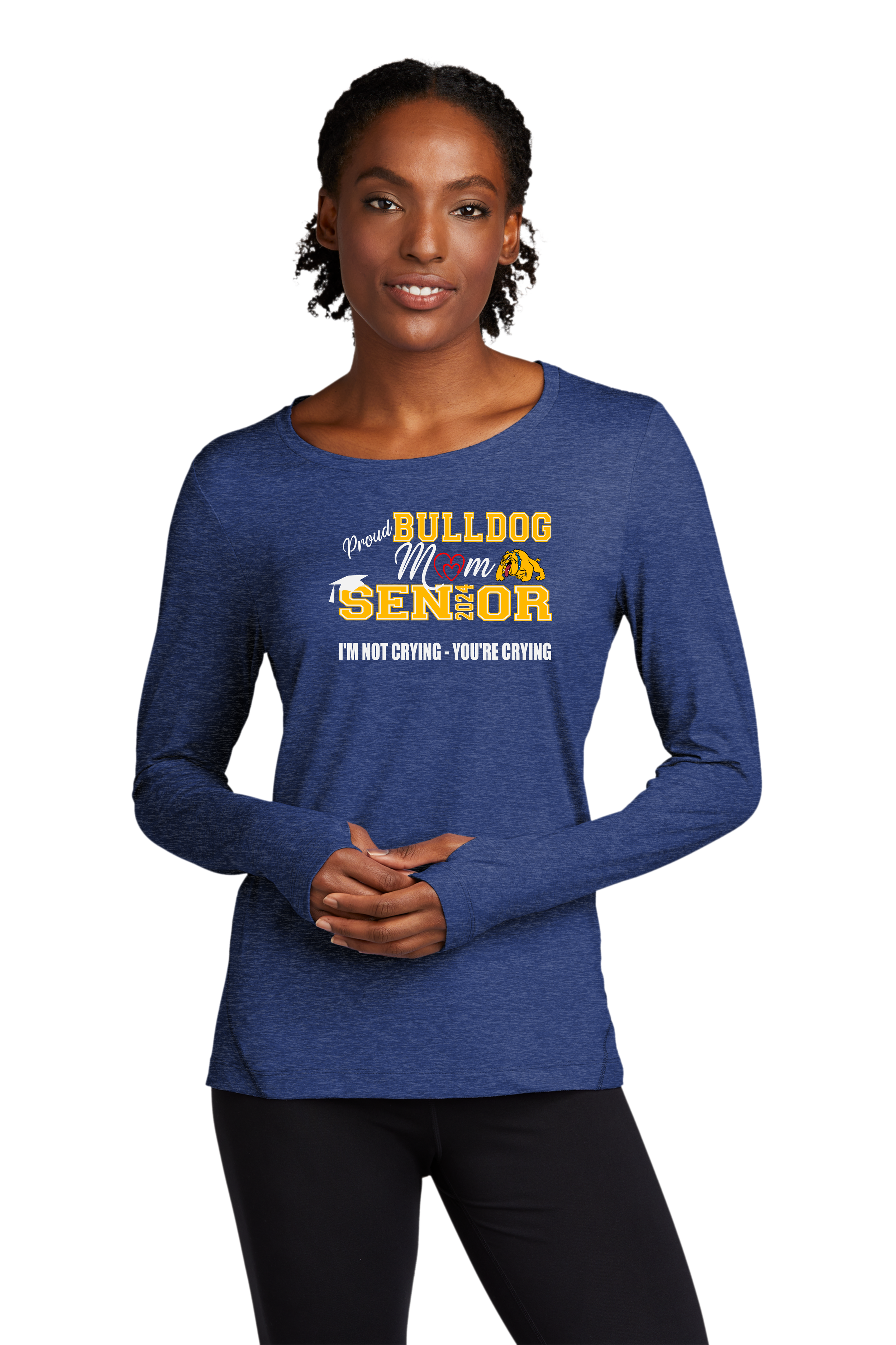 Pardeeville Senior Moms Sport-Tek® Ladies Exchange 1.5 Long Sleeve Crew | LST710