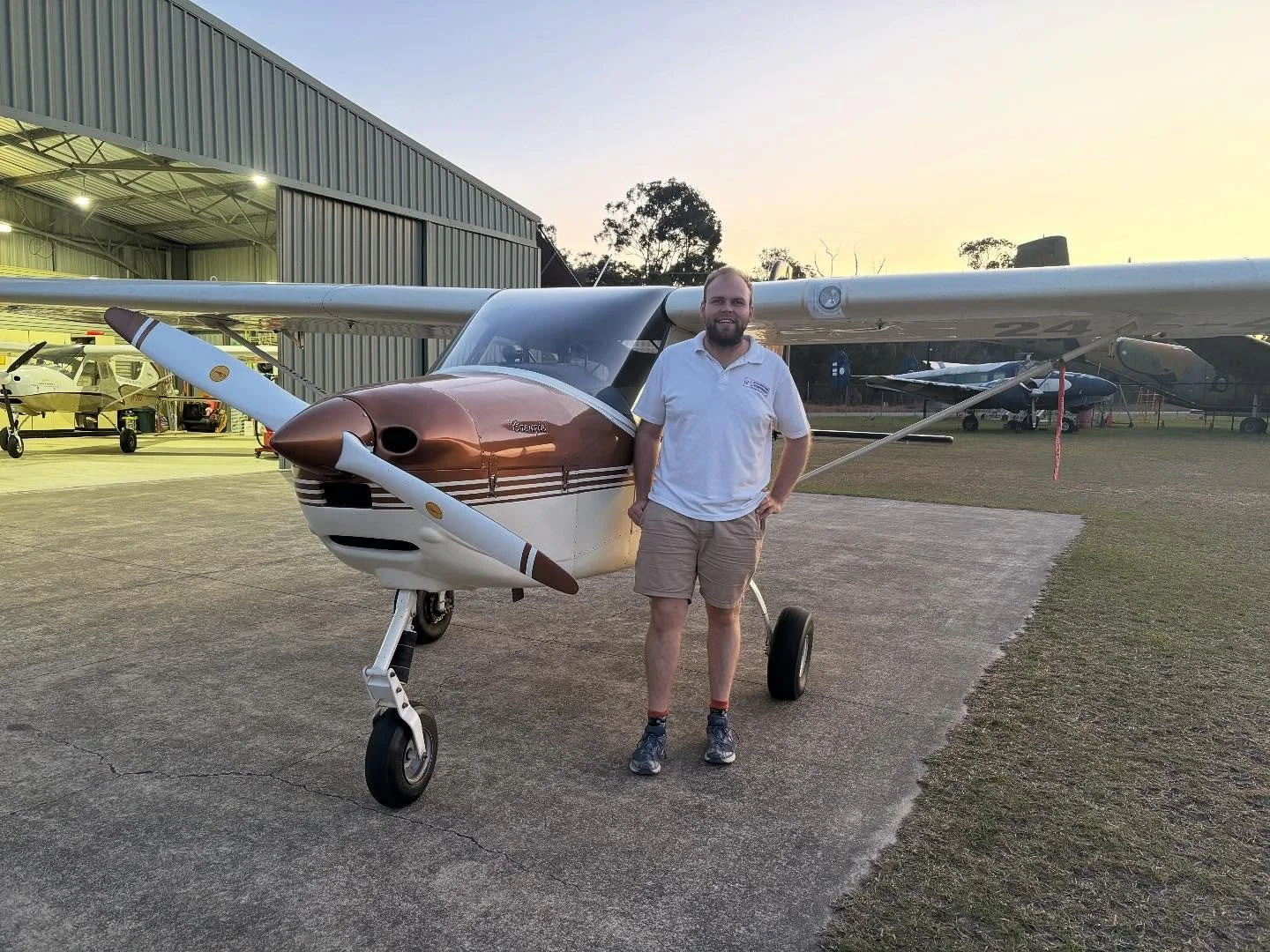 As the sun was setting we finished the flying for Nils to obtain his RPC conversion from his overseas PPL. Well done Nils 👏
#strikeaviationtraining
#RPC
#tecnam