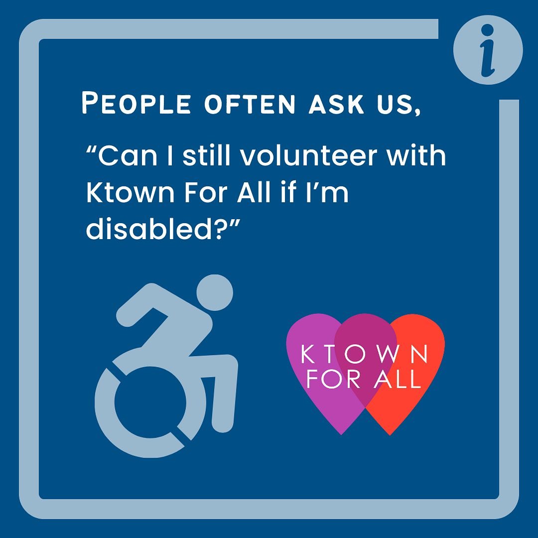 Want to get involved with us, but worried about accessibility barriers? There are lots of different ways to share your time and skills to help out your neighbors.