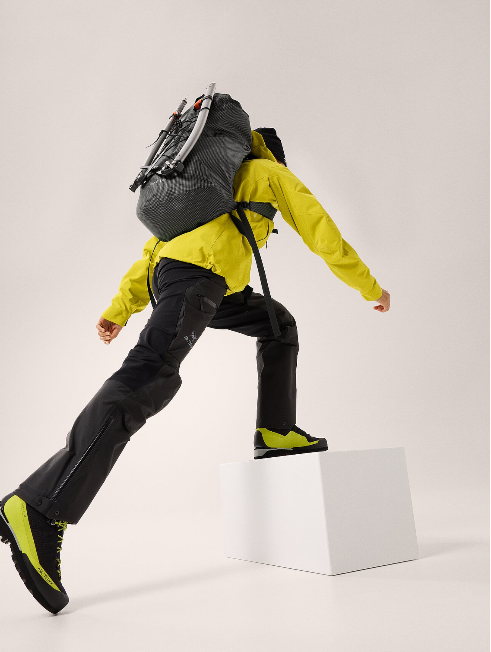 Arc'teryx E-commerce photography shot by active lifestyle photographer Miles Clark
