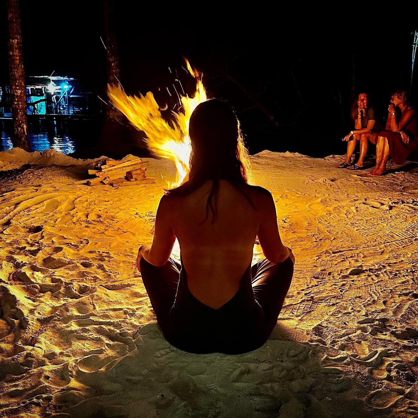 The past year has felt like this at times 🔥 sitting in the fire of transformation and allowing it to be my teacher and guide as I navigate my own evolution as a woman, a mother, a wife, an artist, a founder, a teacher, a naturalist and a spiritual a