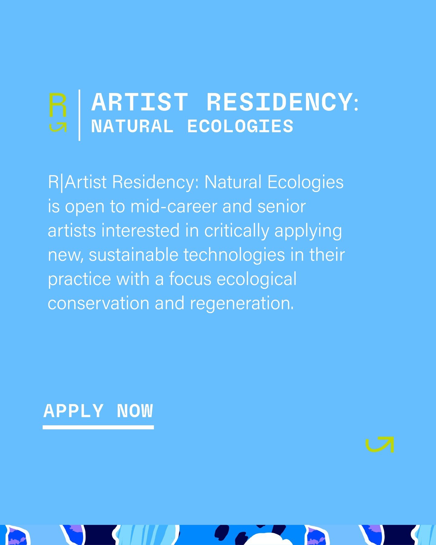 R| Artist Residency: Natural Ecologies now open for application!

Applications are now open for mid-career and senior artists interested in critically applying new, sustainable technologies in their practice with a focus on ecological conservation an