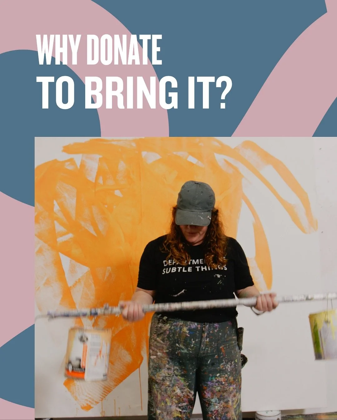Why donate to BRING IT?

Our artists deserve the same support and training that athletes receive on their road to greatness 🎨🔥

SCCA has launched its BRING IT fundraising campaign for AusArt Day (Thursday 23 October), and we&rsquo;re calling on our