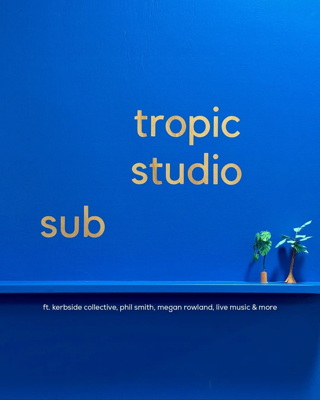 TOMORROW NIGHT

Departure Lounge: A Farewell to Sub Tropic

Sub Tropic is to close its doors soon and we invite you to join SCCA as we farewell this beloved space with a last hurrah!

Launched in 2019, Sub Tropic Studio was a bold and much-needed ini