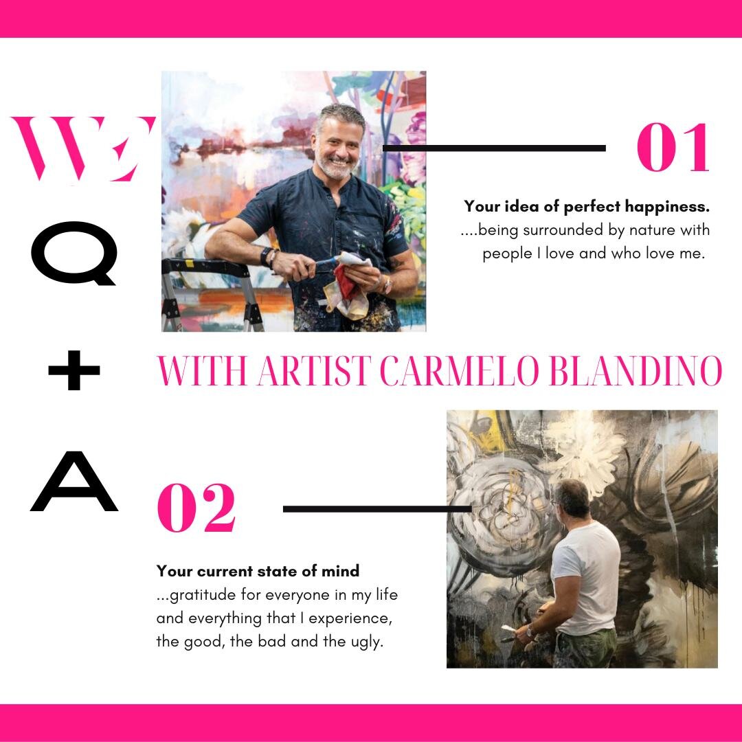 A sneak peek into the intimate interview with artist and mentor @carmeloblandinoart We discuss his career, life, love and inspiration. A truly heart touching story that gives you a glimpse into his world.

Visit the link in our bio to subscribe and r