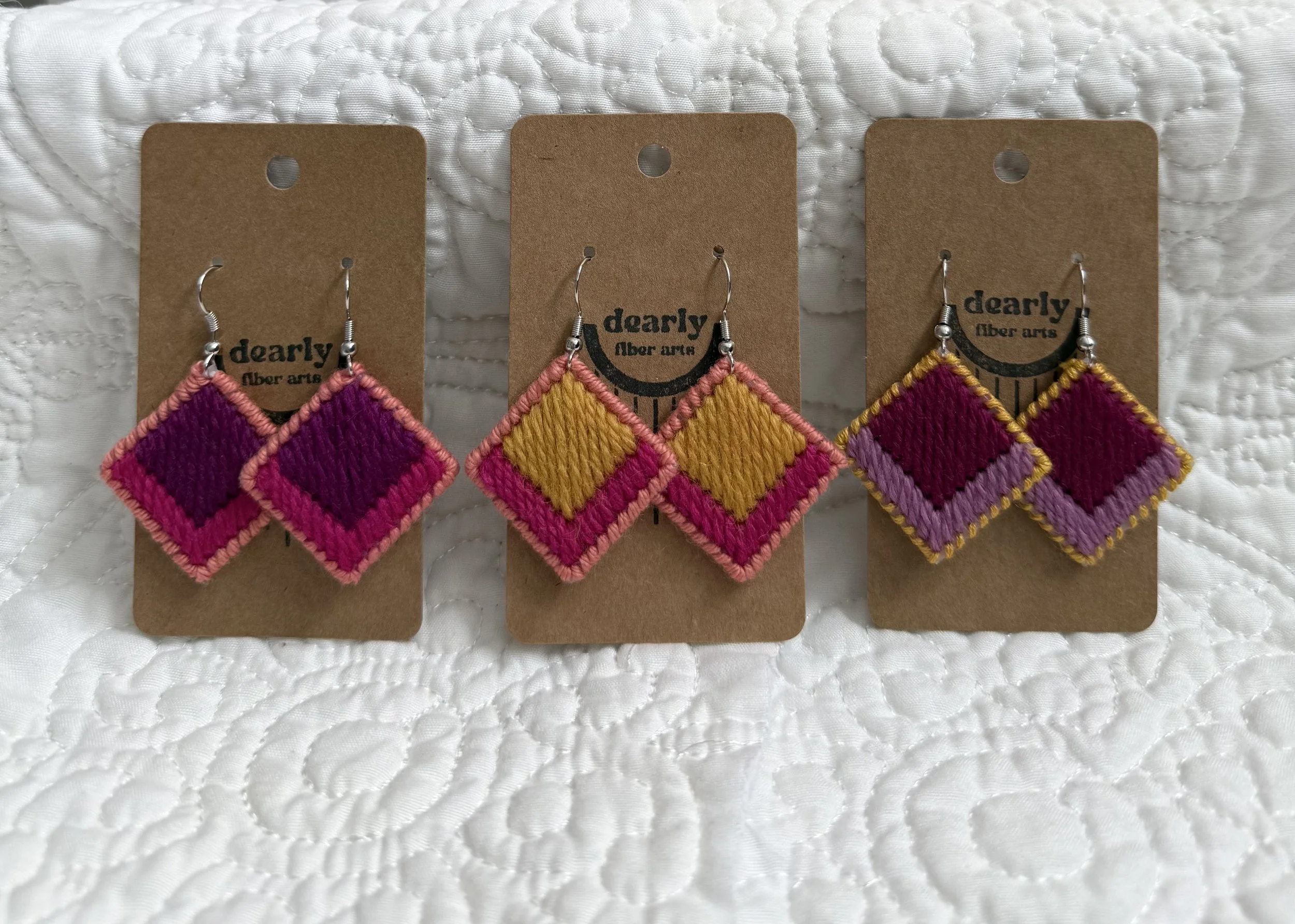 Needlepoint Earrings