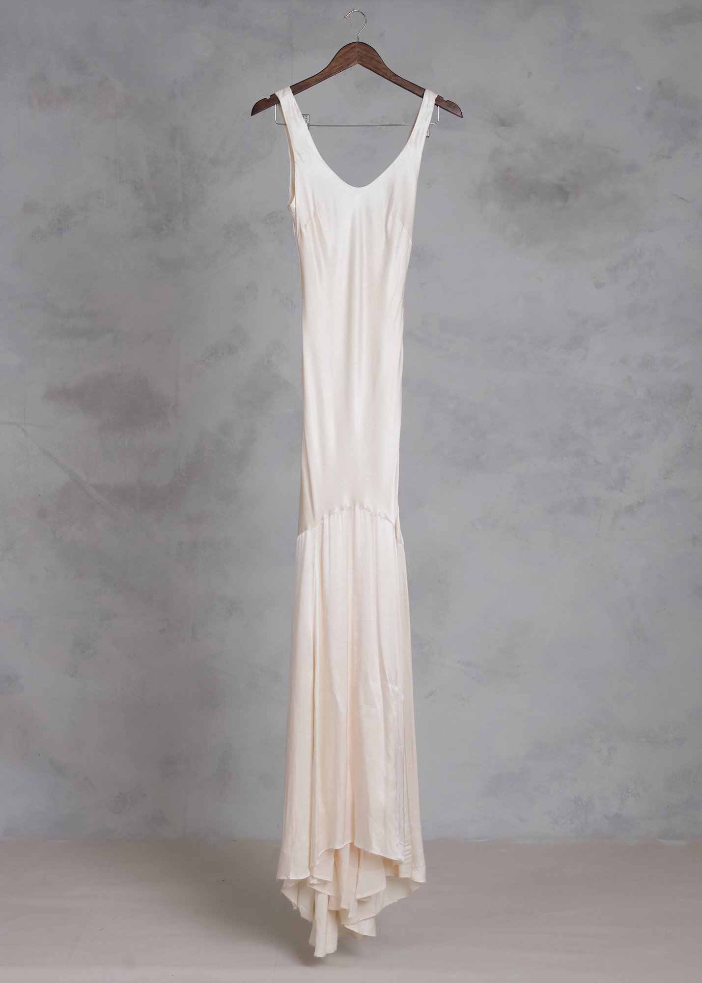 Ivory Satin Dress fits XS-S