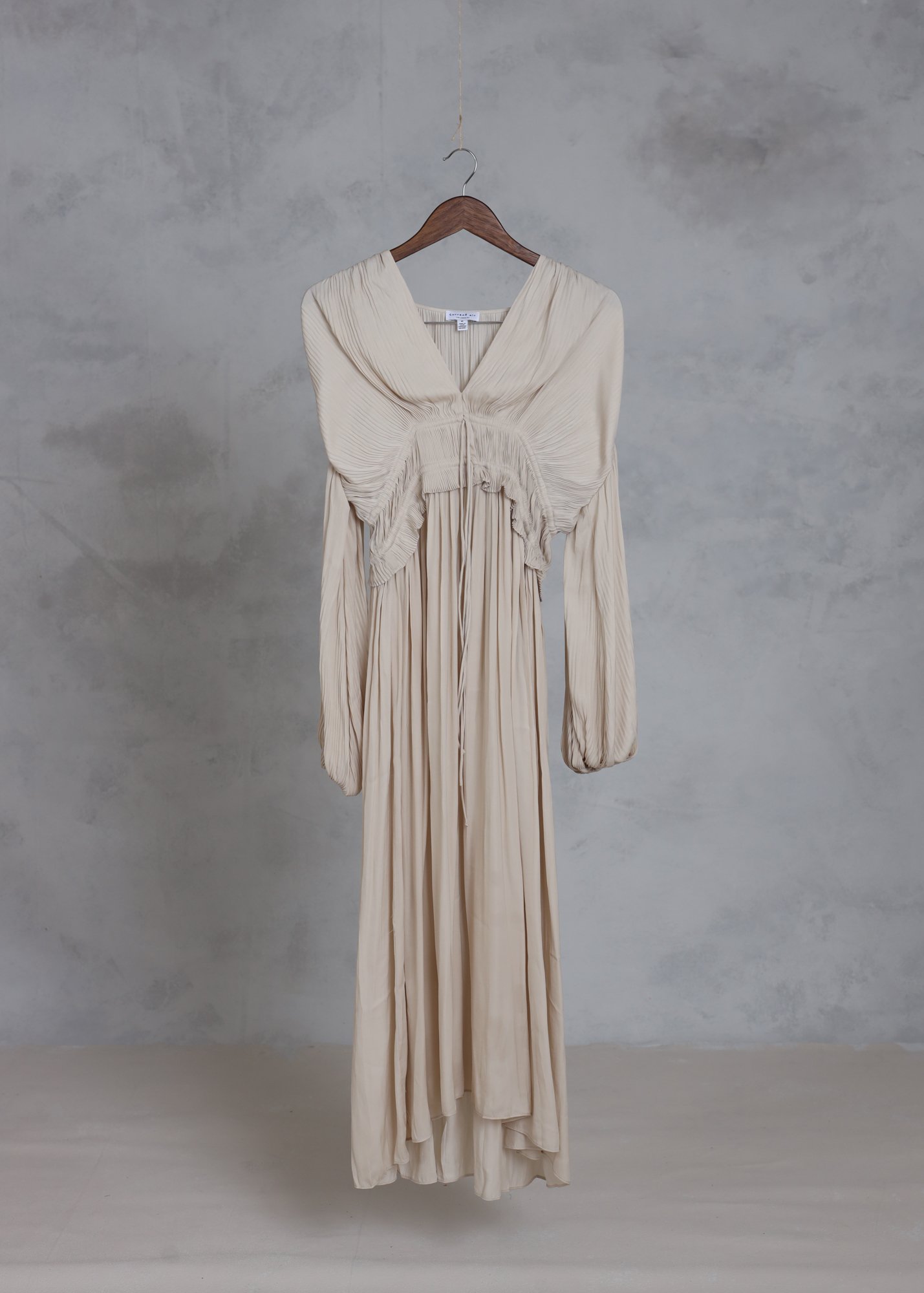 Satin Long Sleeve Dress fits S-M