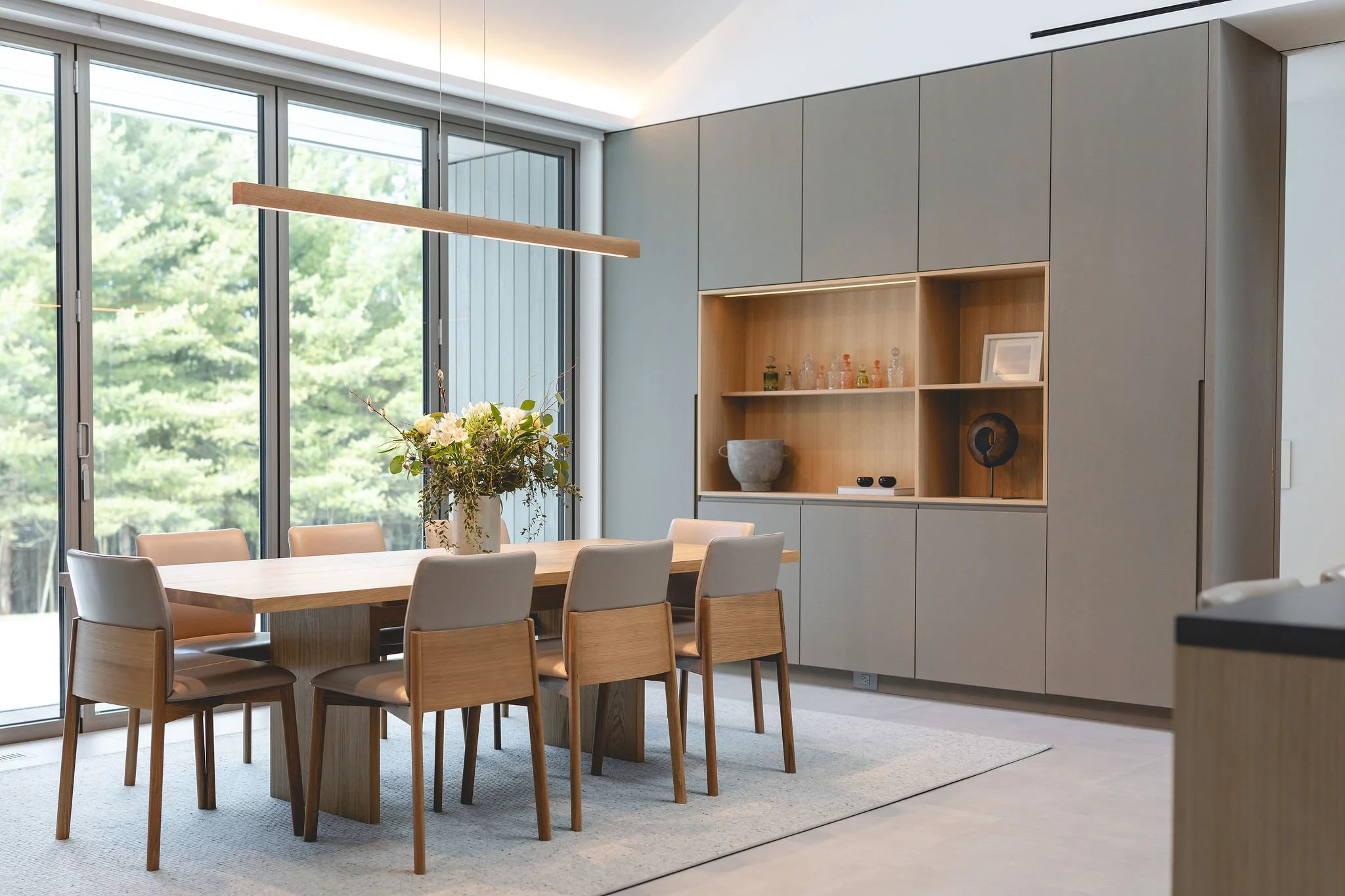 Ridge House, Dining Room, Built In