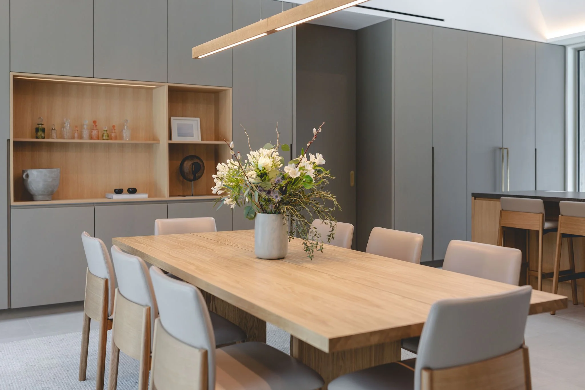 Ridge House, Dining Room, Built In