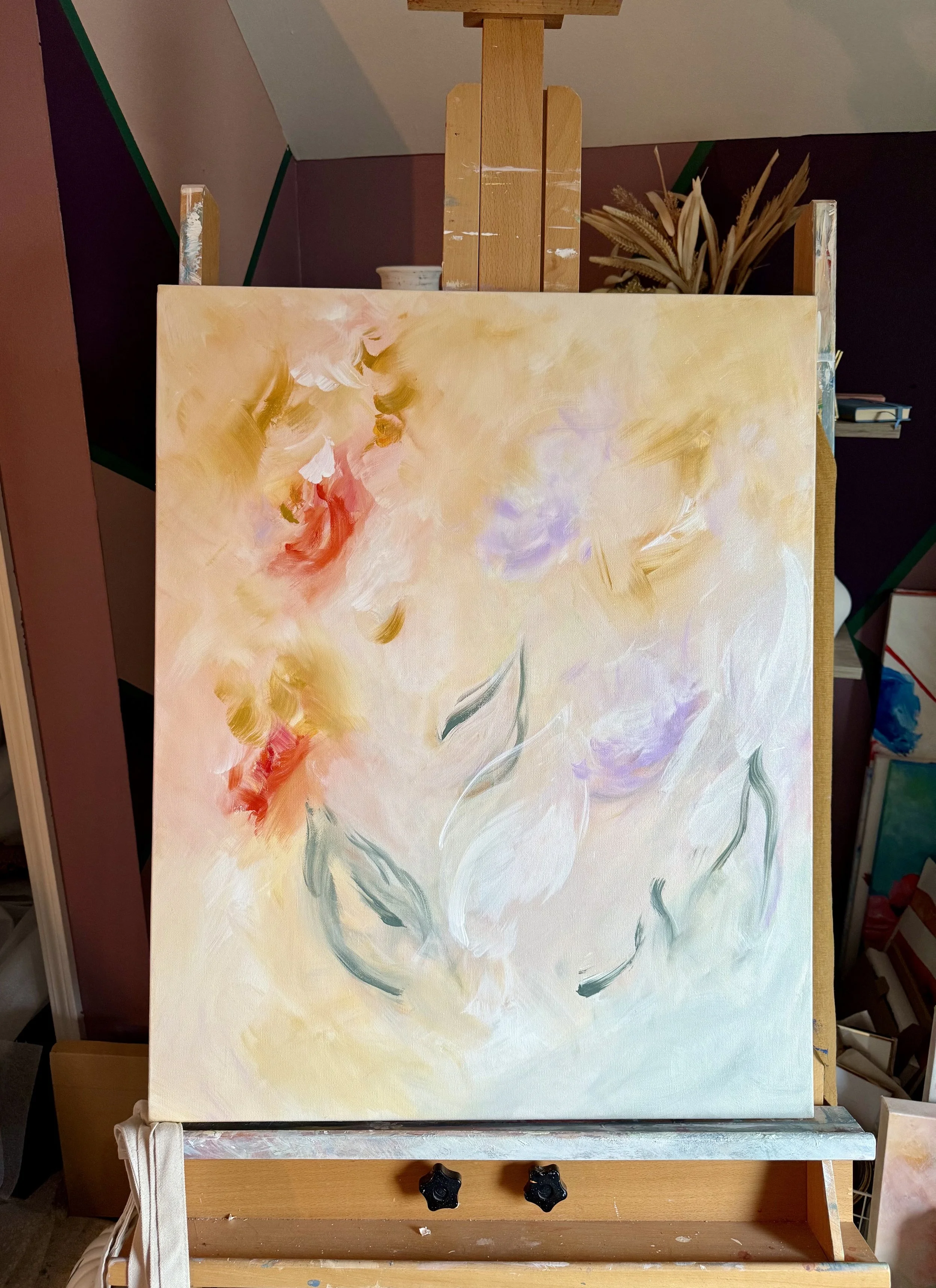 Les Fleurs - Original Acrylic Painting