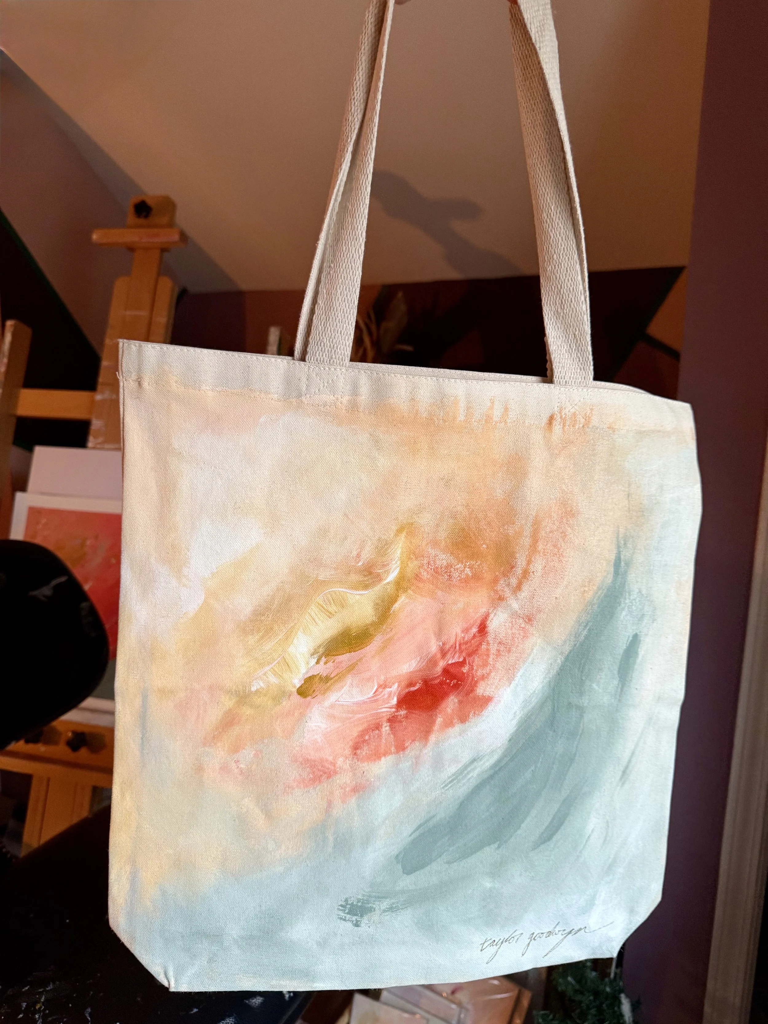 Handpainted Tote No. 2