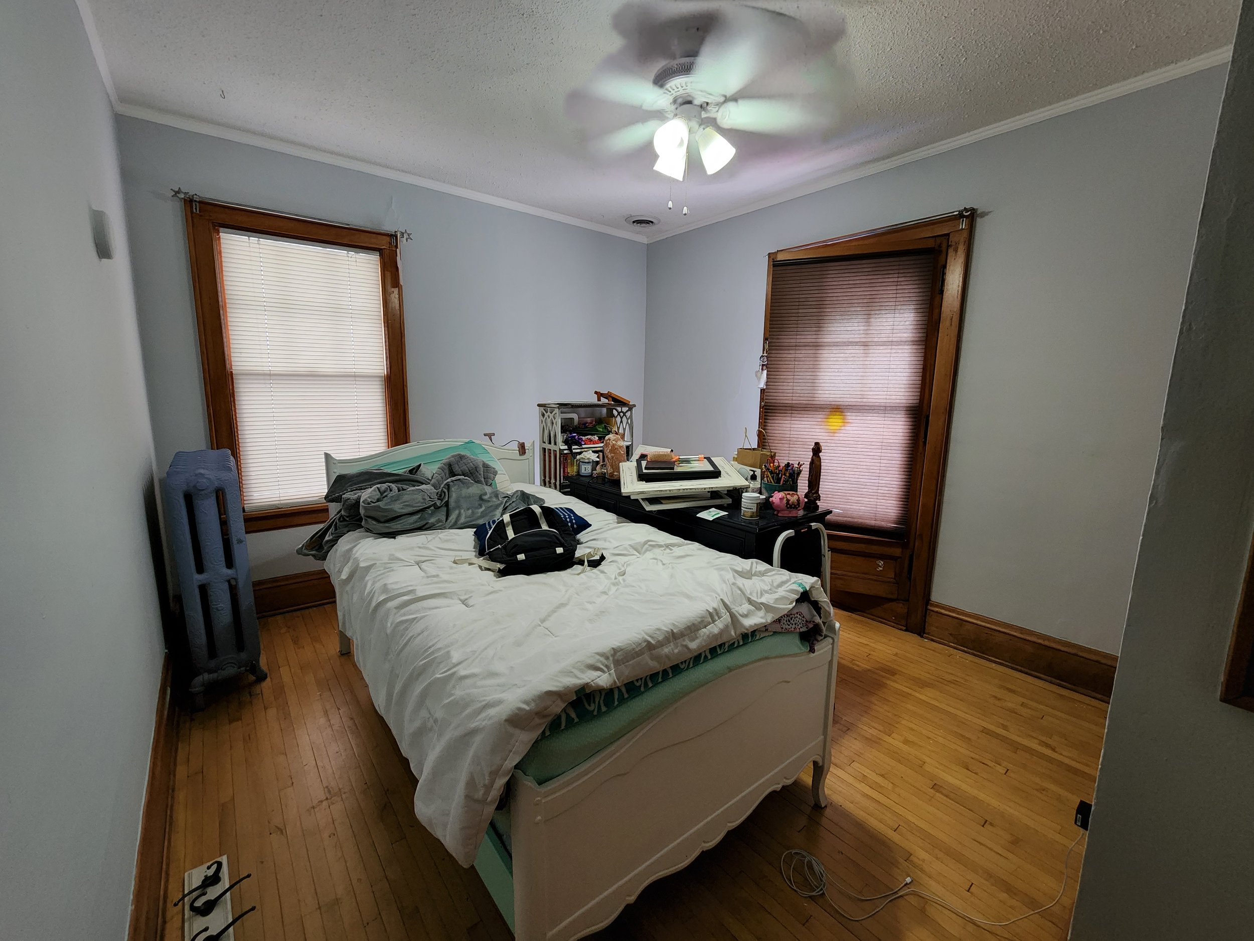Wauwatosa WI, bedroom walls and ceiling after