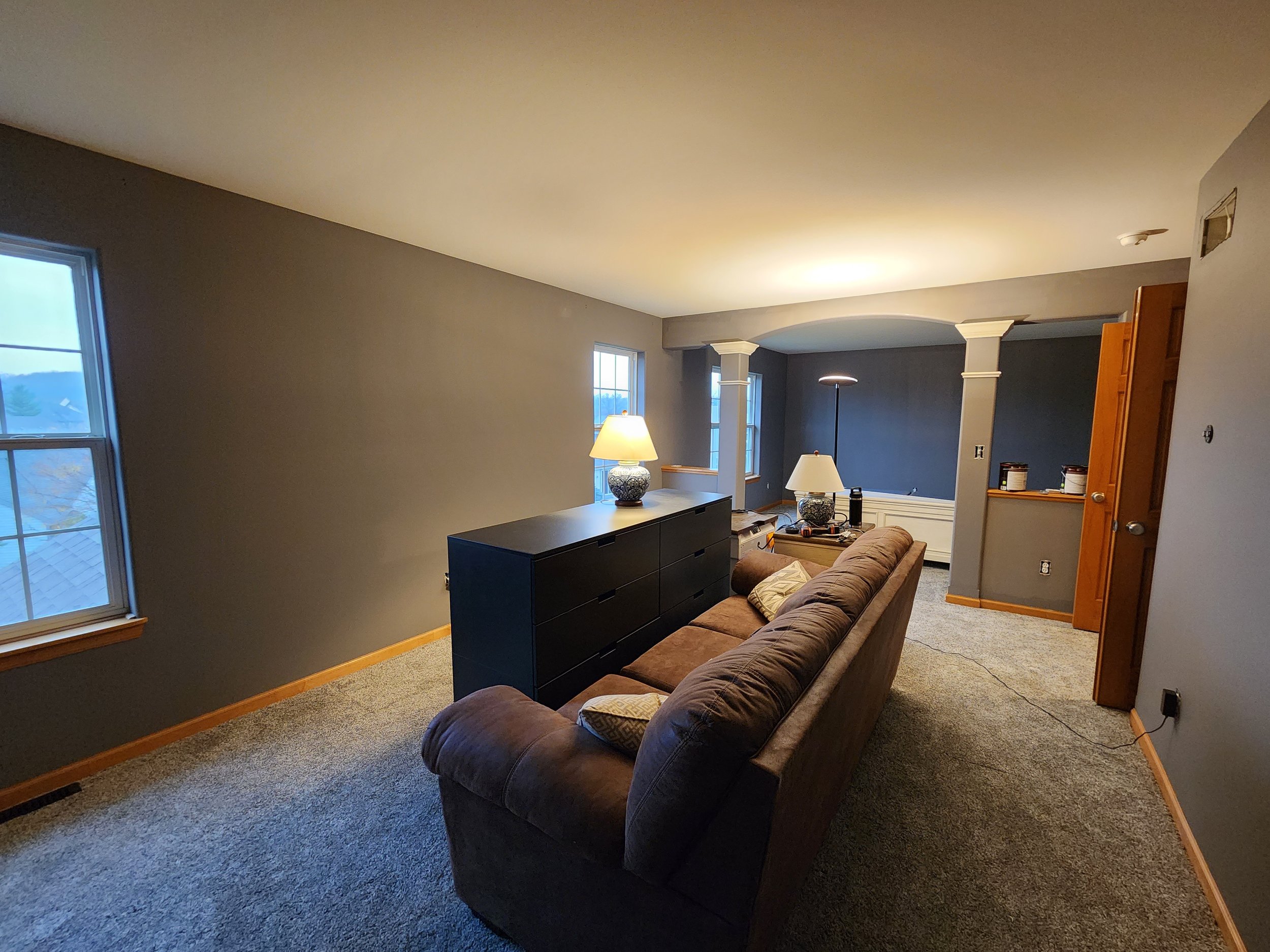 Waukesha WI, bedroom walls after