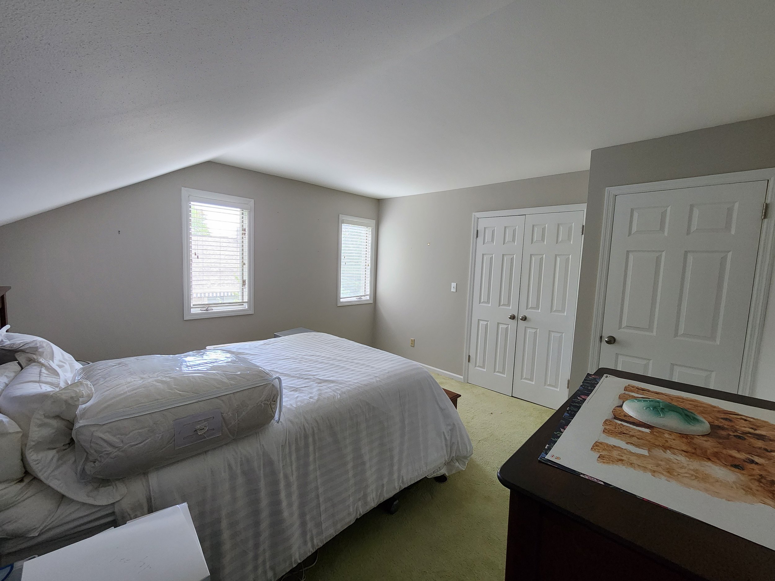 Mequon WI, bedroom walls, ceiling, doors and trim after