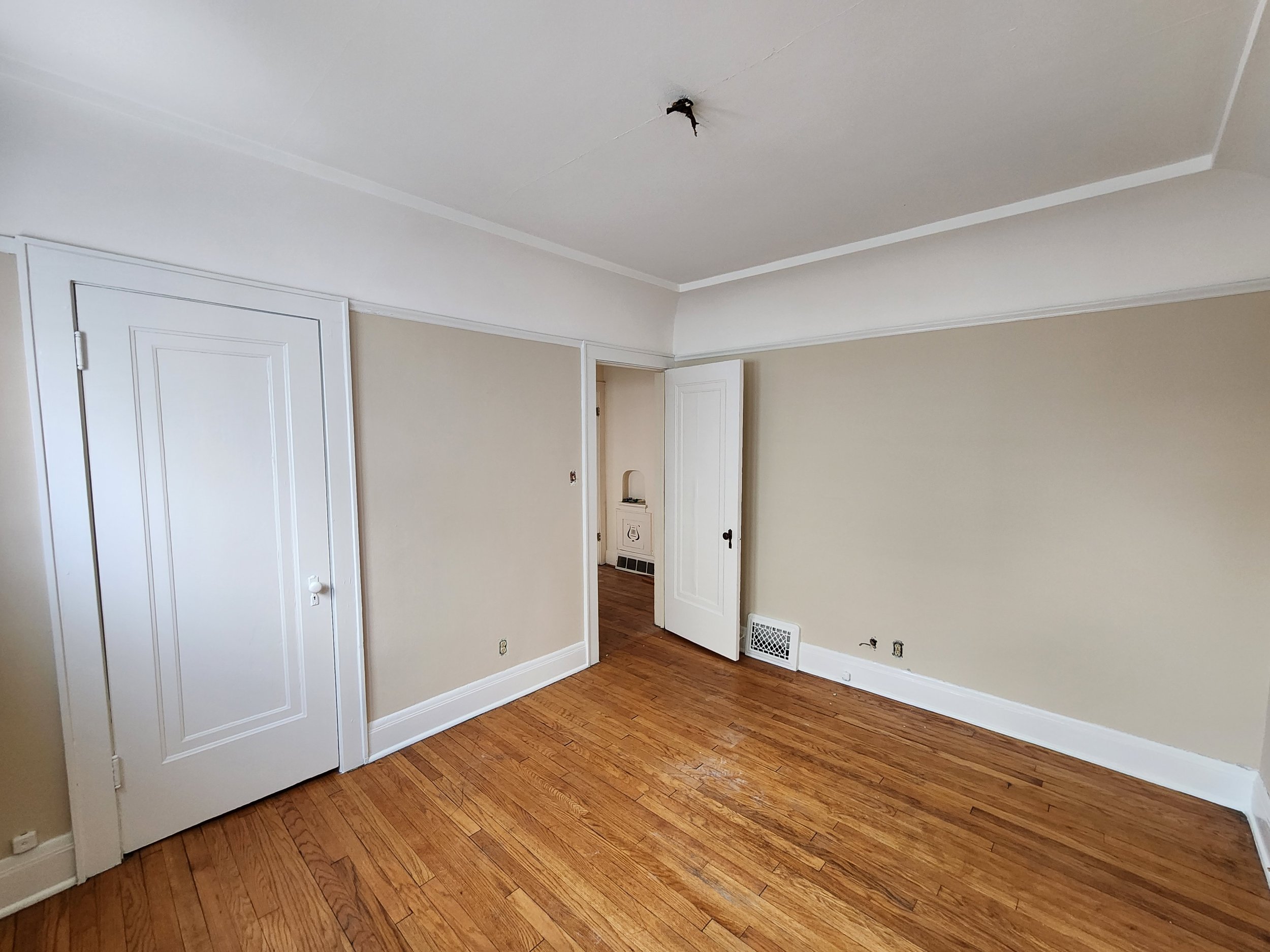 Wauwatosa WI, bedroom walls, ceilings, trim and doors after