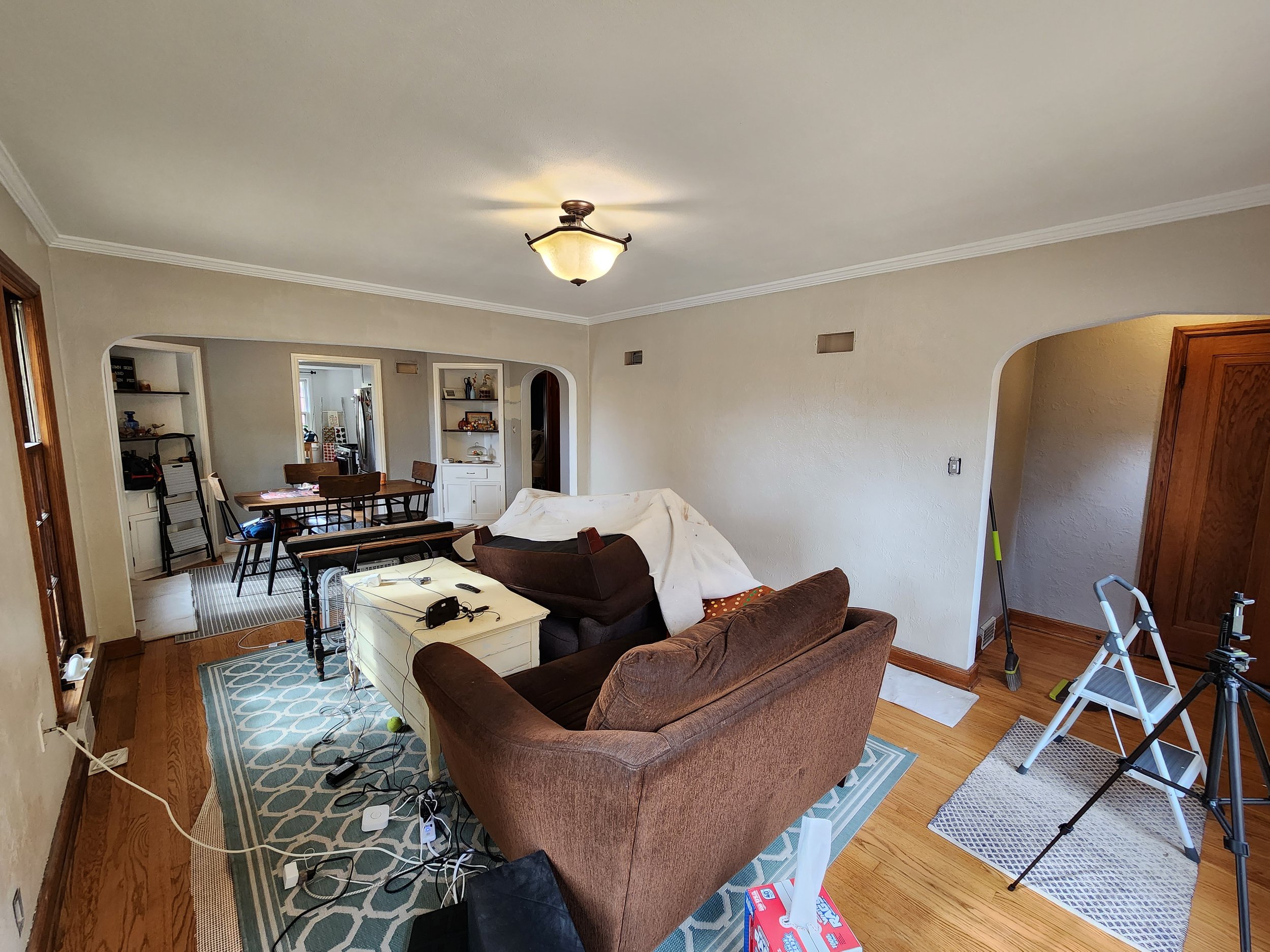 Living/dining room walls and ceiling (After)
Location: Milwaukee, WI