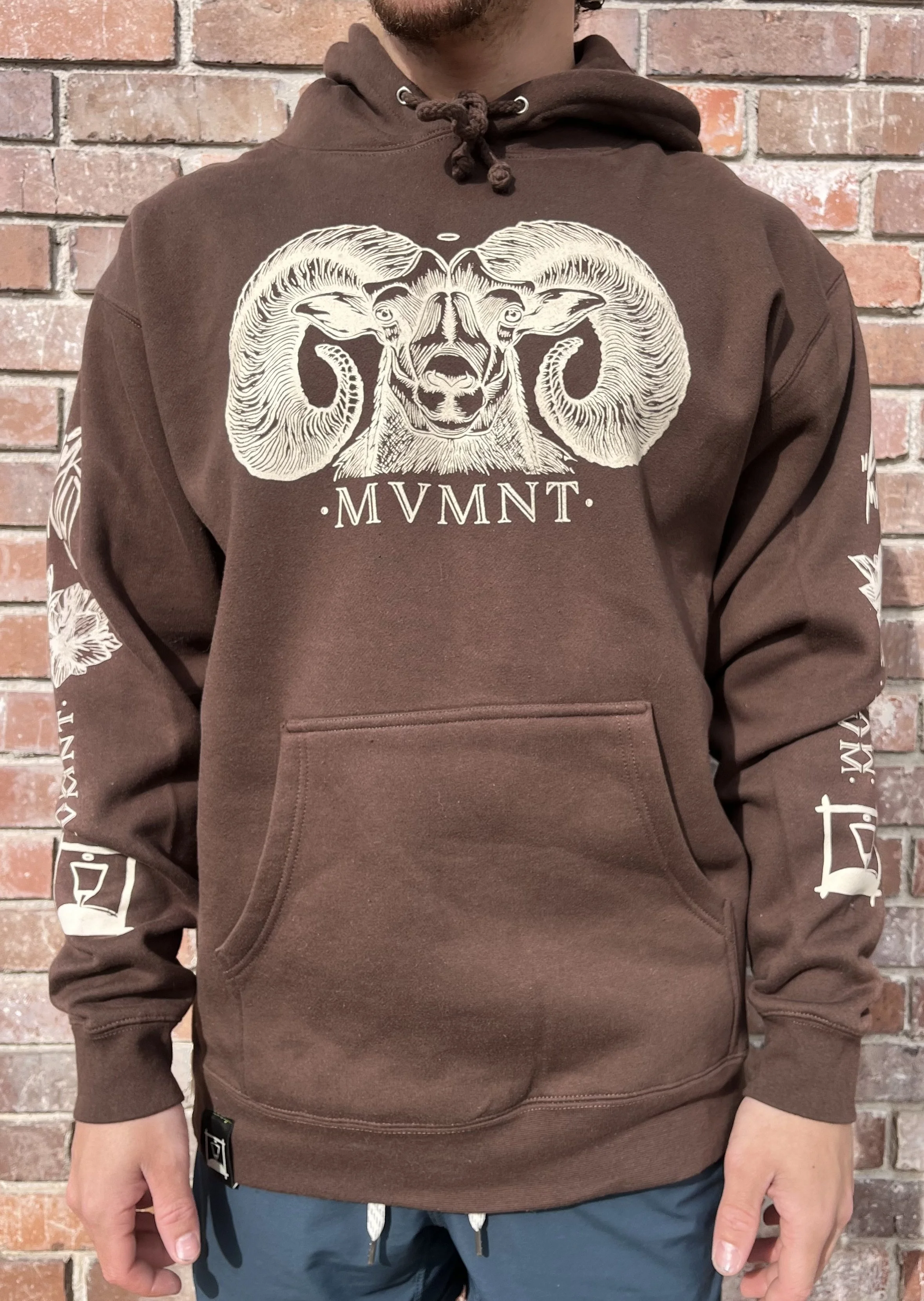 "BIGHORN" Hoodie (BROWN) PREORDER