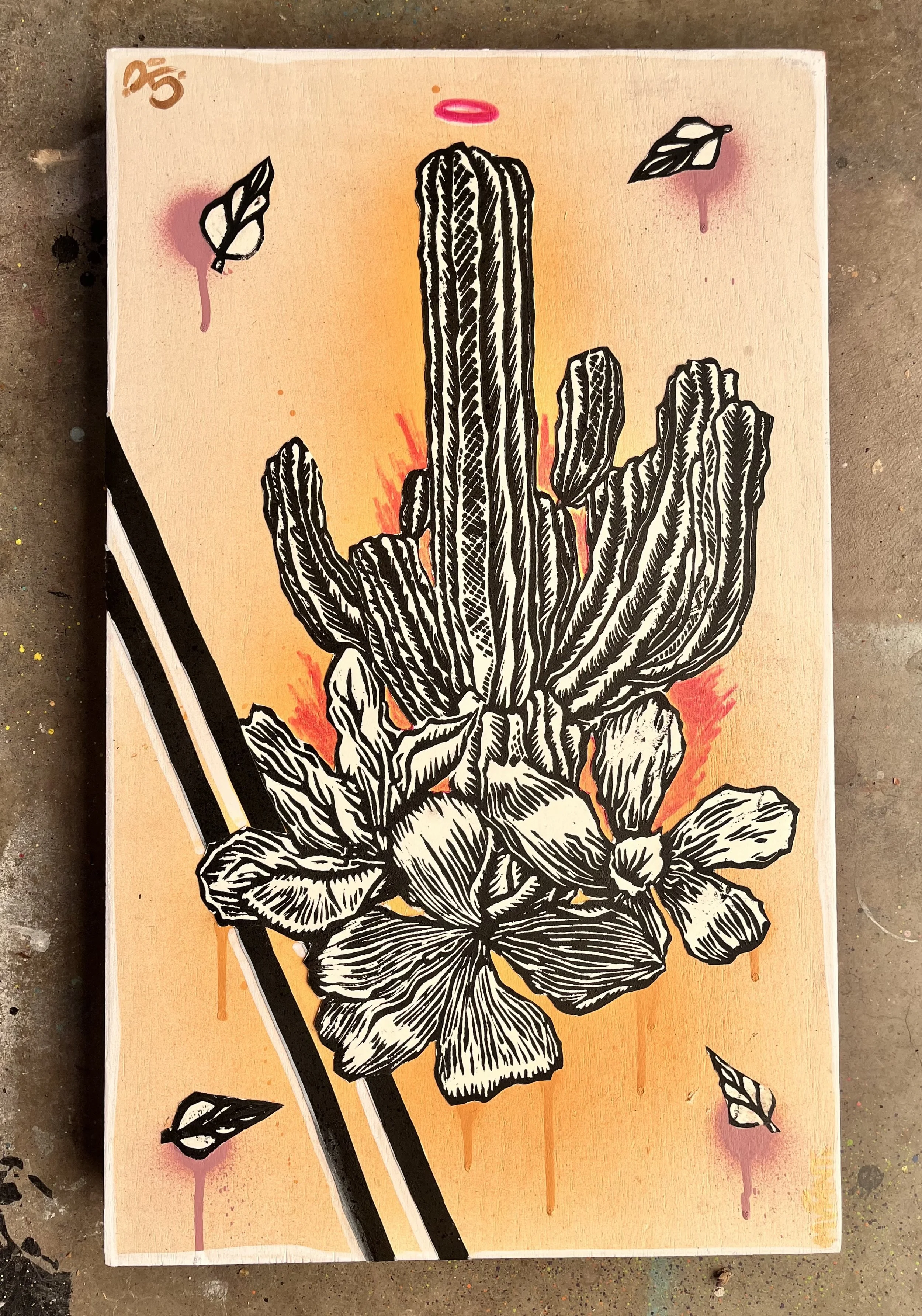 "Holy Tablet: 2" 2025 Mixed Media