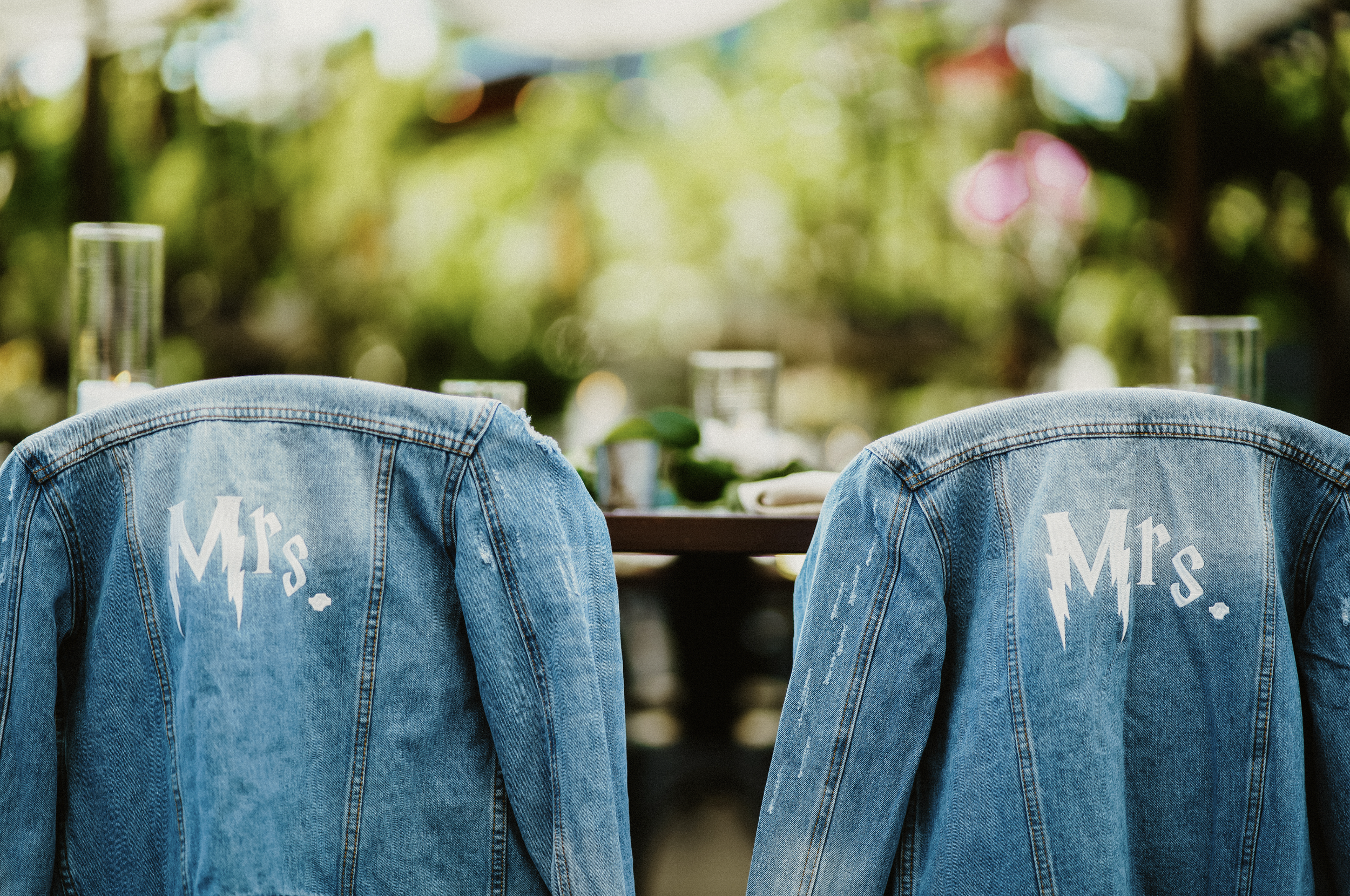 Harry Potter Fans, Bride and Groom Table