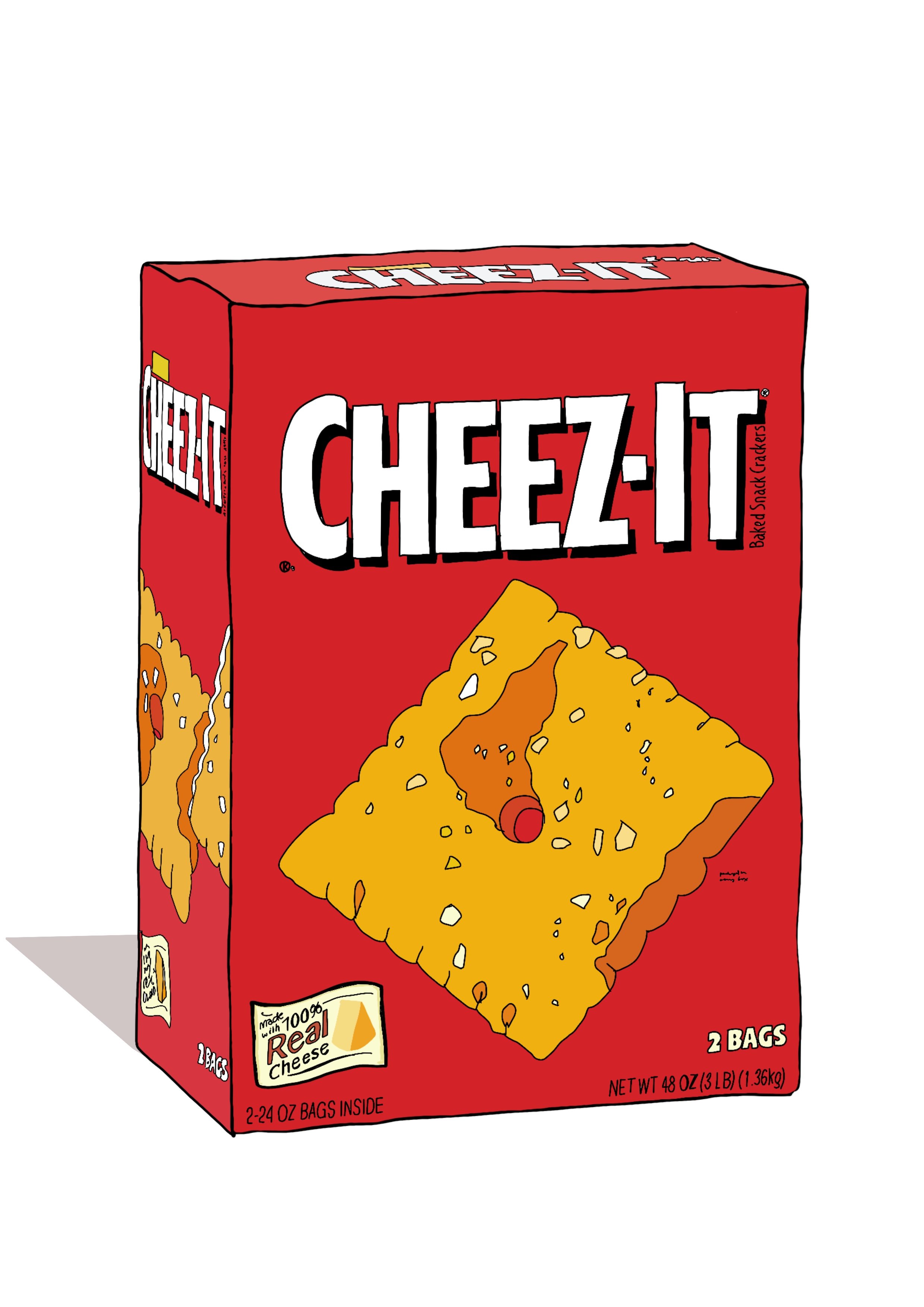 CHEEZ-ITS RETRO BOX PRINT