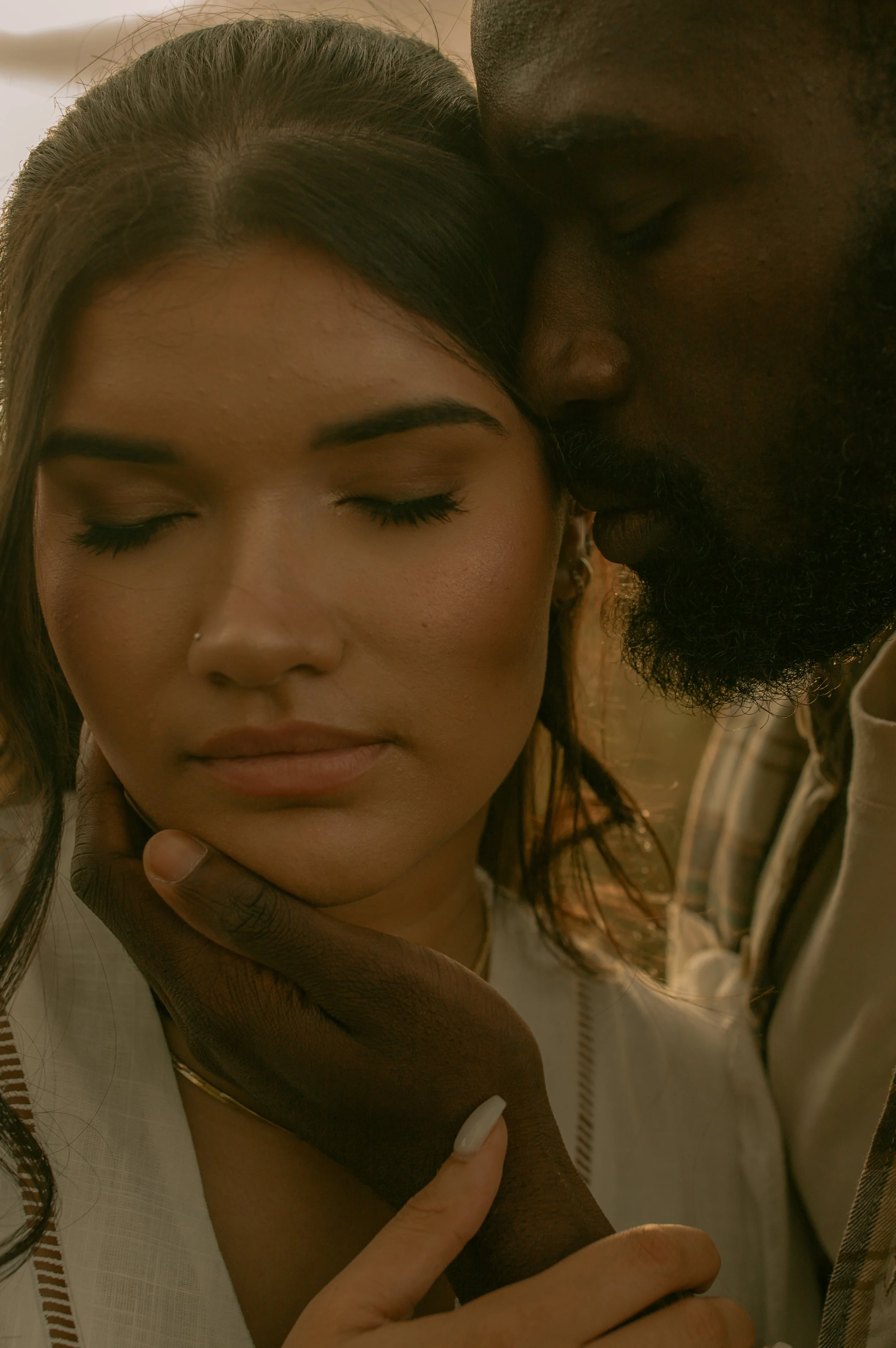 A Romantic Fall Engagement Session in Soft Golden Light | Ezer + DevIn