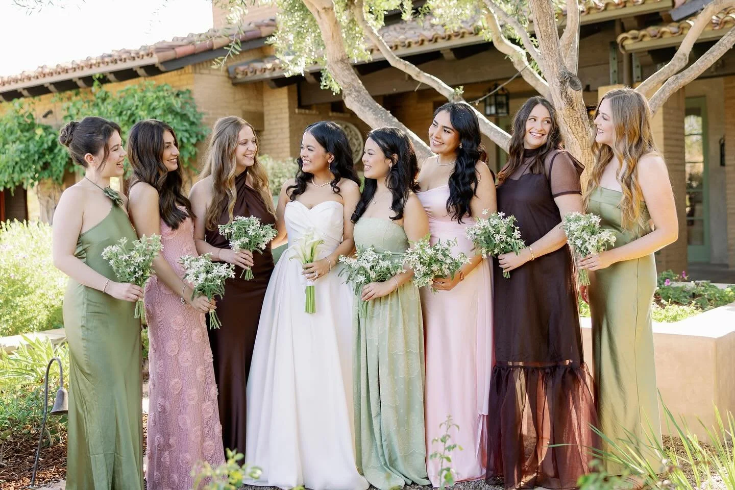 something so delicate and feminine about these personal florals.

we were giddy about using this soft tweedia for the bridesmaids bouquet, but it was Daniela&rsquo;s classic calla lilly bridal bouquet that moved us most. 

perfectly delicate. perfect