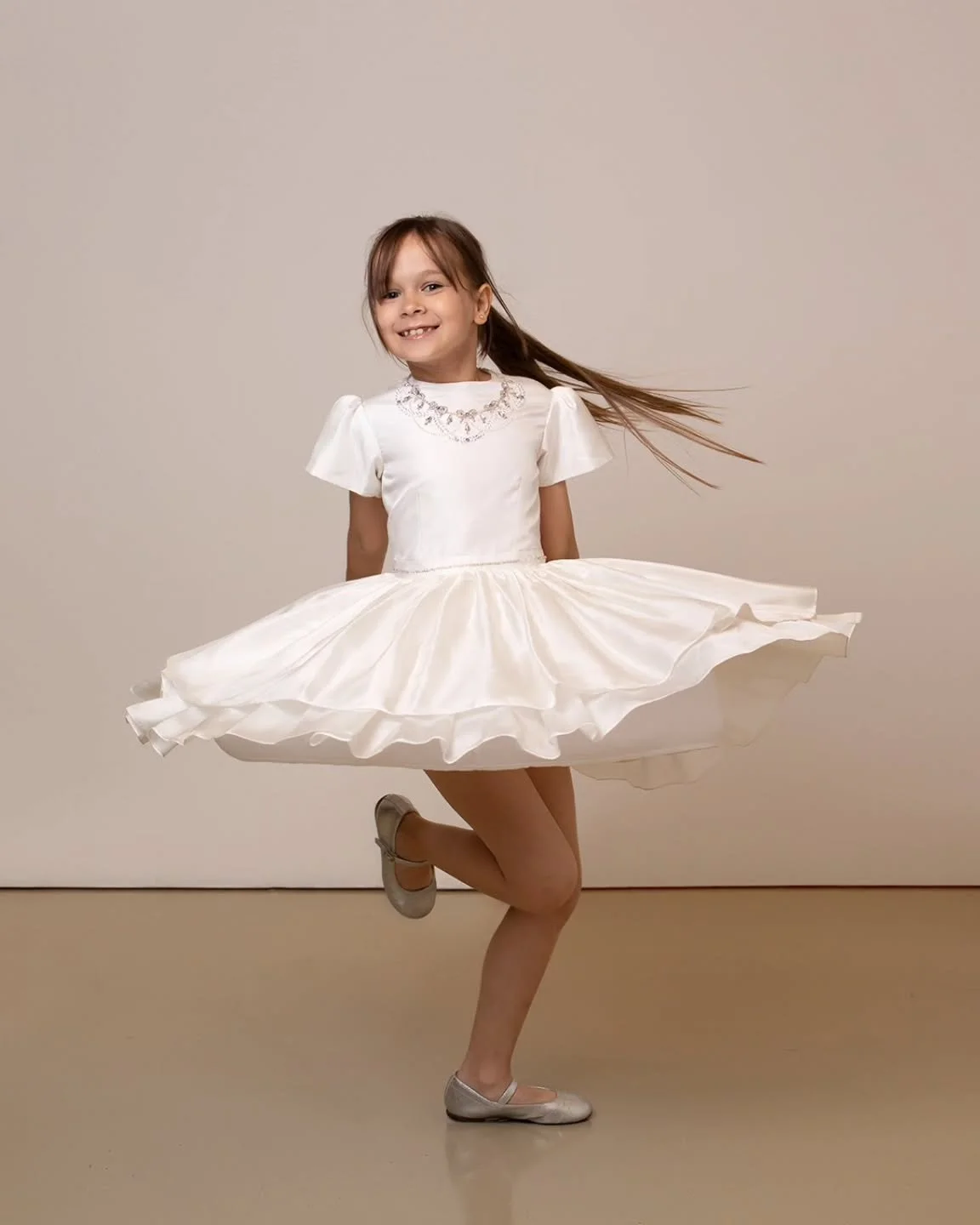A little soul lost in a cloud of white magic

Soft ivory with delicate hand embroidery made for little dreamers. 

[LaTara, L&agrave;tara dress, Hand embroidery, White dress, Globally, Ivory Embroidery]