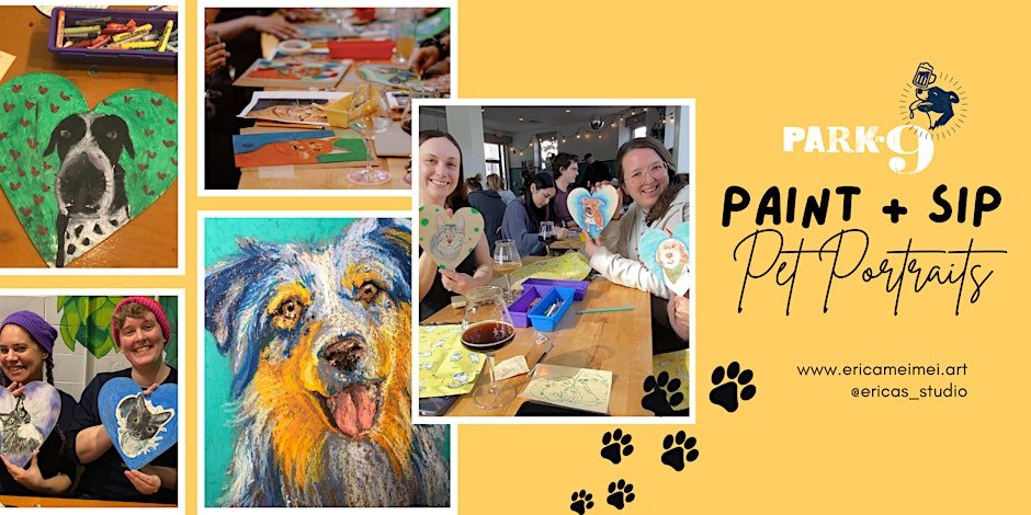 Paint and Sip: Create Your Own Pet Portrait