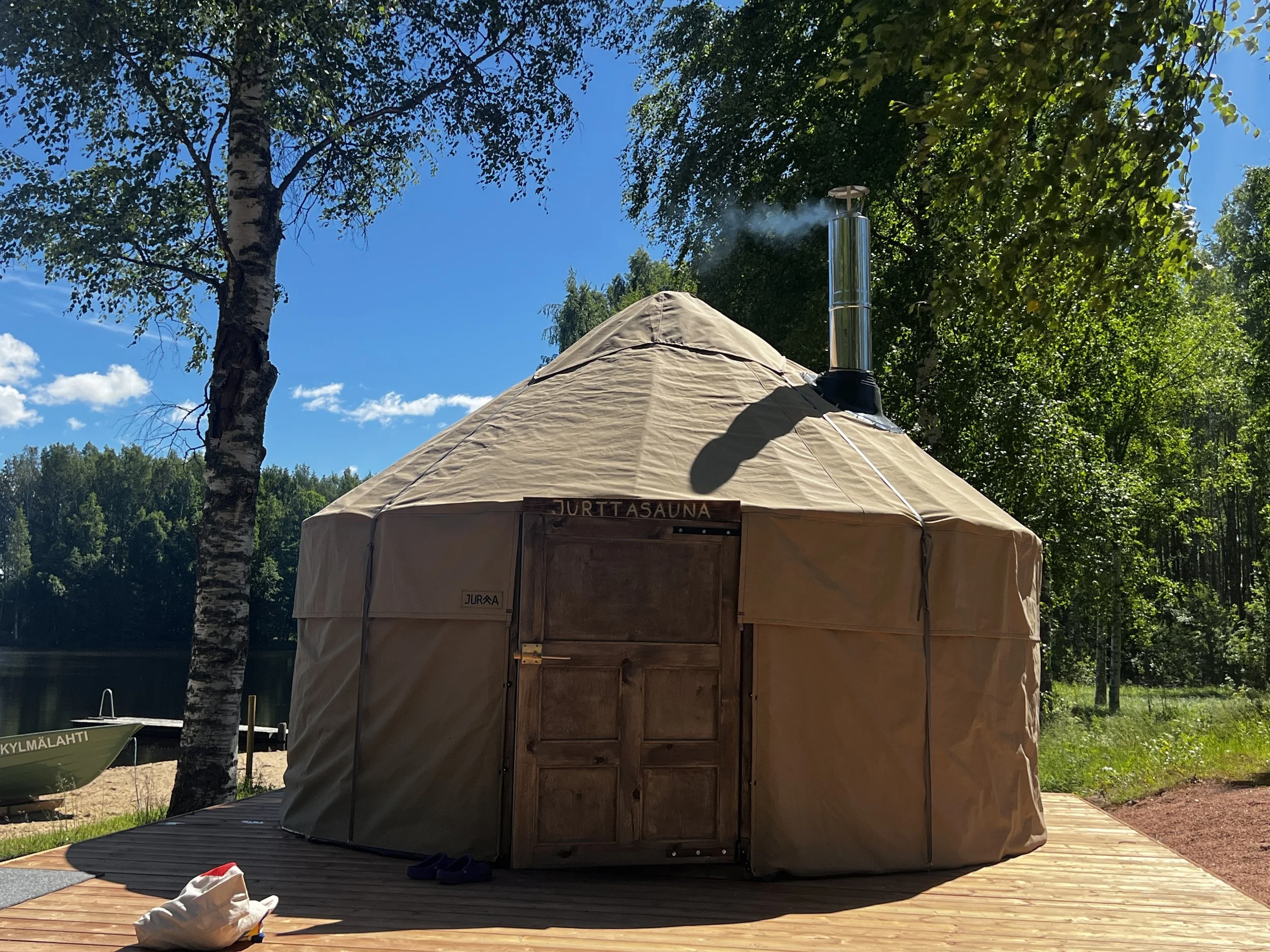 Sauna Yurts :  Jurttasauna