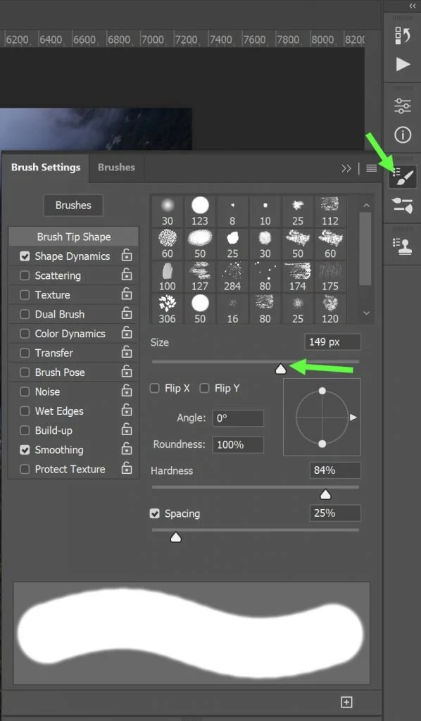 How to Change the Brush Size in Photoshop