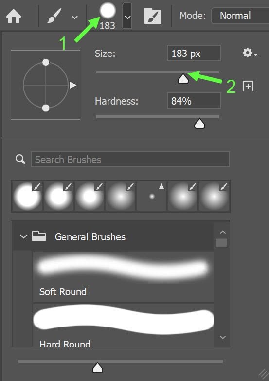 How to Change the Brush Size in Photoshop