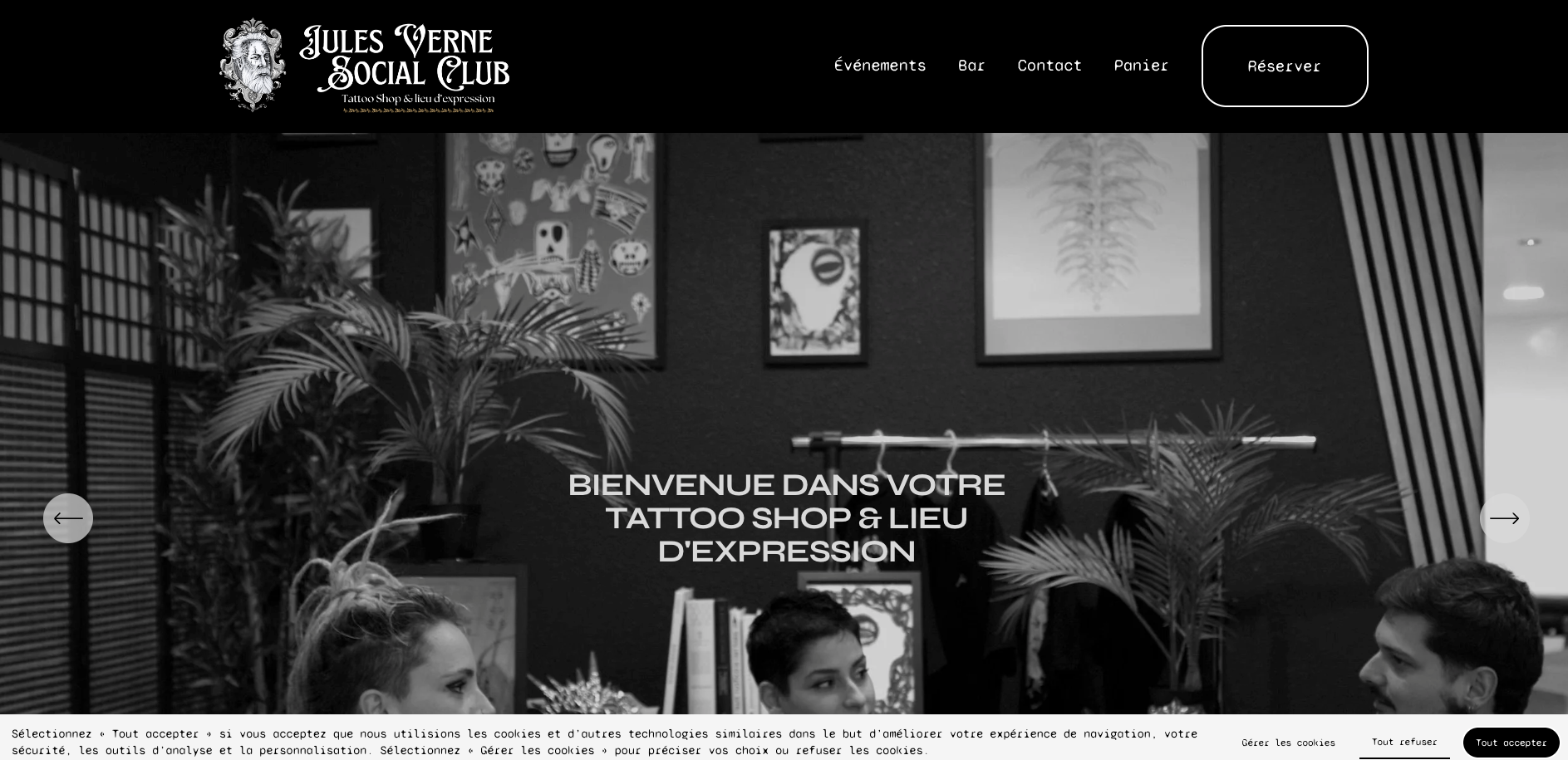 Création d'un site internet pour le Jules Verne Social Club