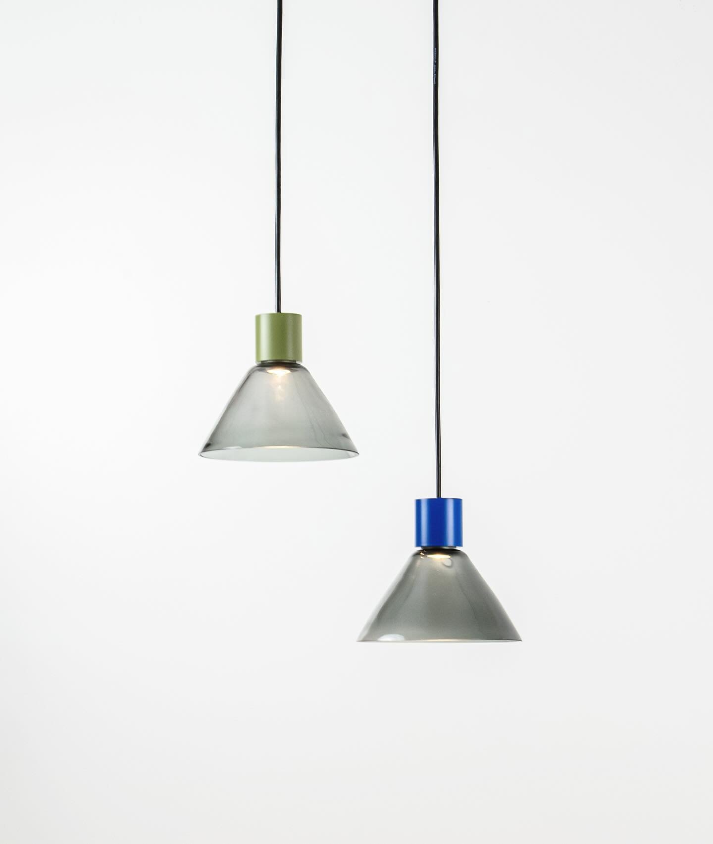 Vetro lamp 2024. Developed from my previous design &rsquo;Gleam lamp&rsquo;, the Vetro lamp introduces a hint of color and a dash of industrial flair. I aimed to highlight the hidden light source and its dynamic interaction with the glass shade.

#gl