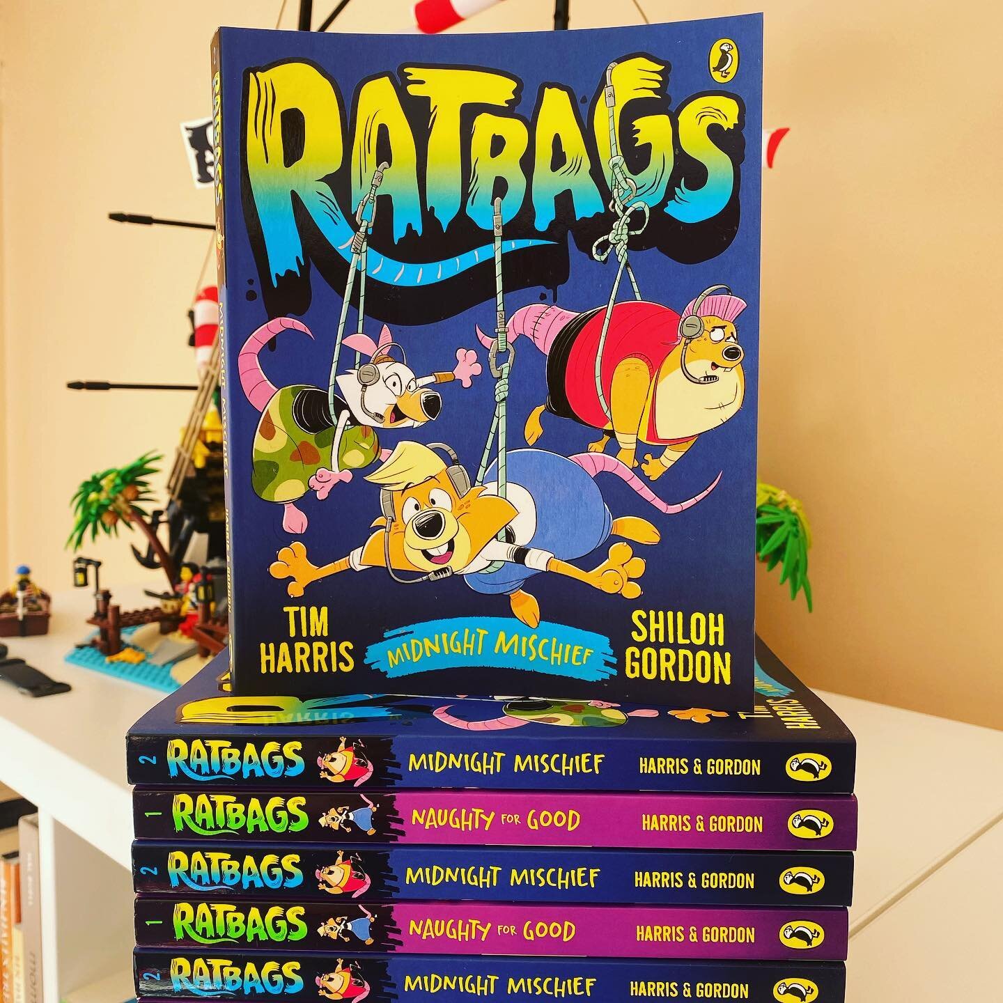 Ratbags: Midnight Mischief is out now. This series was oddly inspired by a title idea. The basic concept was to take the colloquial term and apply it literally to rats. Fun fact: finding the right voice for the series took about 18 months after the i