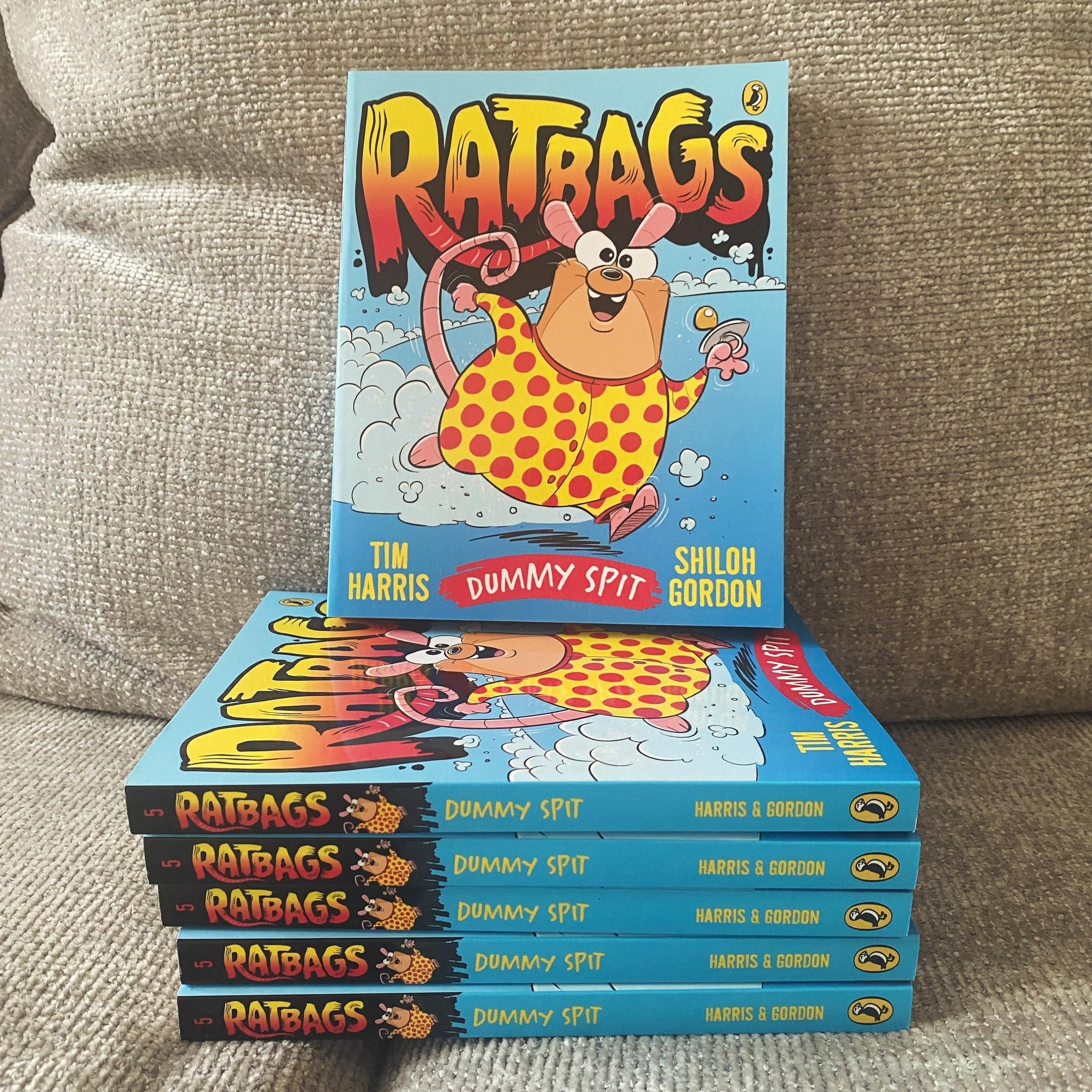 Happy Book Birthday (week) to Ratbags Dummy Spit! Illustrated by @shilohillustration, designed by @roman_italic and published by @penguinkidsaus. Much fun editing with Zoe and Niki. Available where all good books are sold!