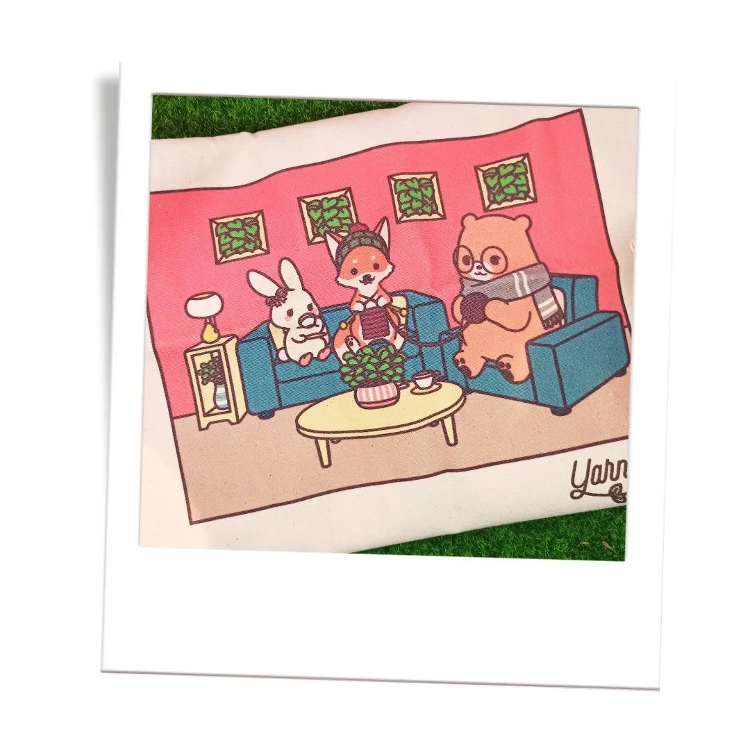 Tote bag "3 petits amis"