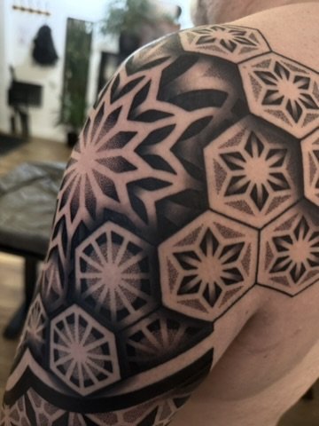 full-sleeve-close-up-by-a-geometric-tattoo-artist-in-devon-uk