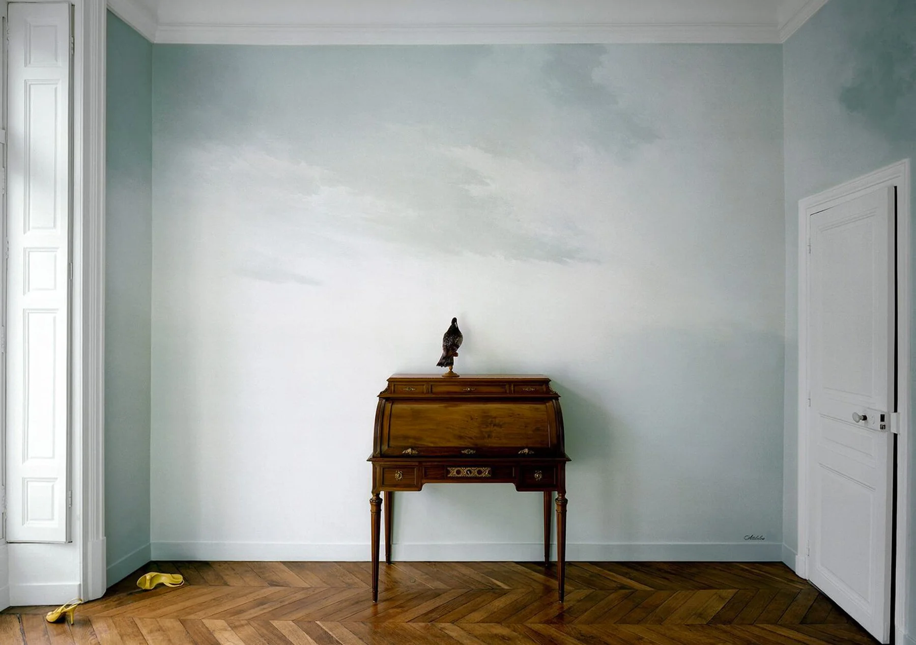 Besoin d'Air
2013
Panoramic painting in performance
dimension variables