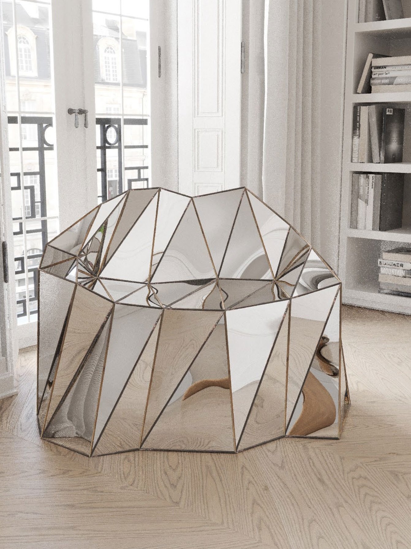 Silver Glenda Chaire
104 wide x 72 deep x 71.5 high cm
