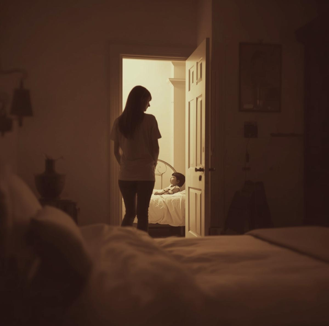 Peaceful nighttime sleep for child in their own bed