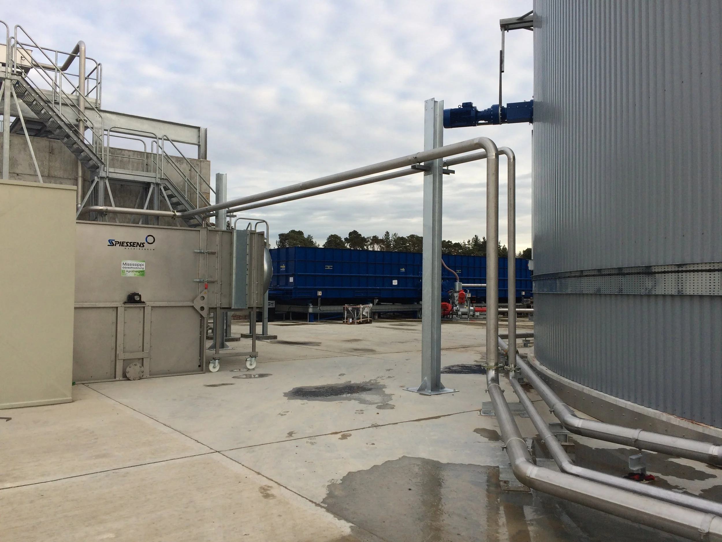 Pipework for Biogas plant (Red Lodge)