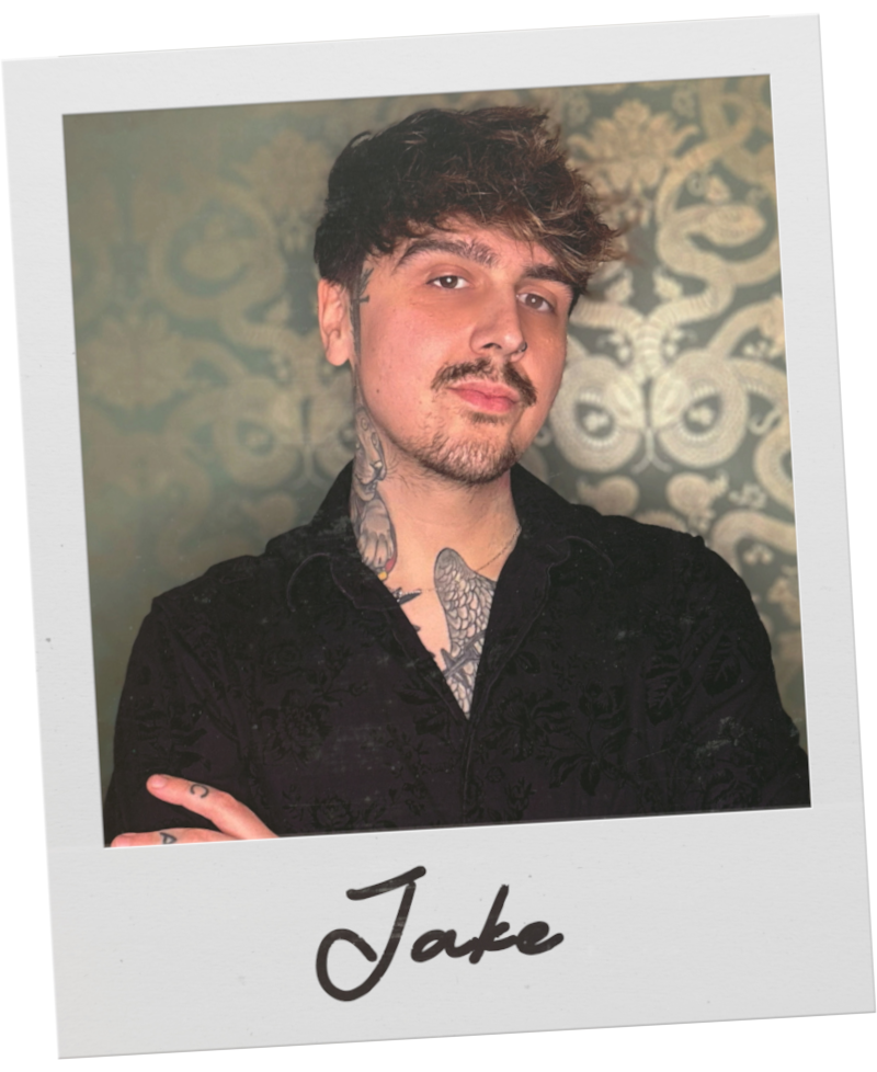 Polaroid photo of tattoo artist Jake